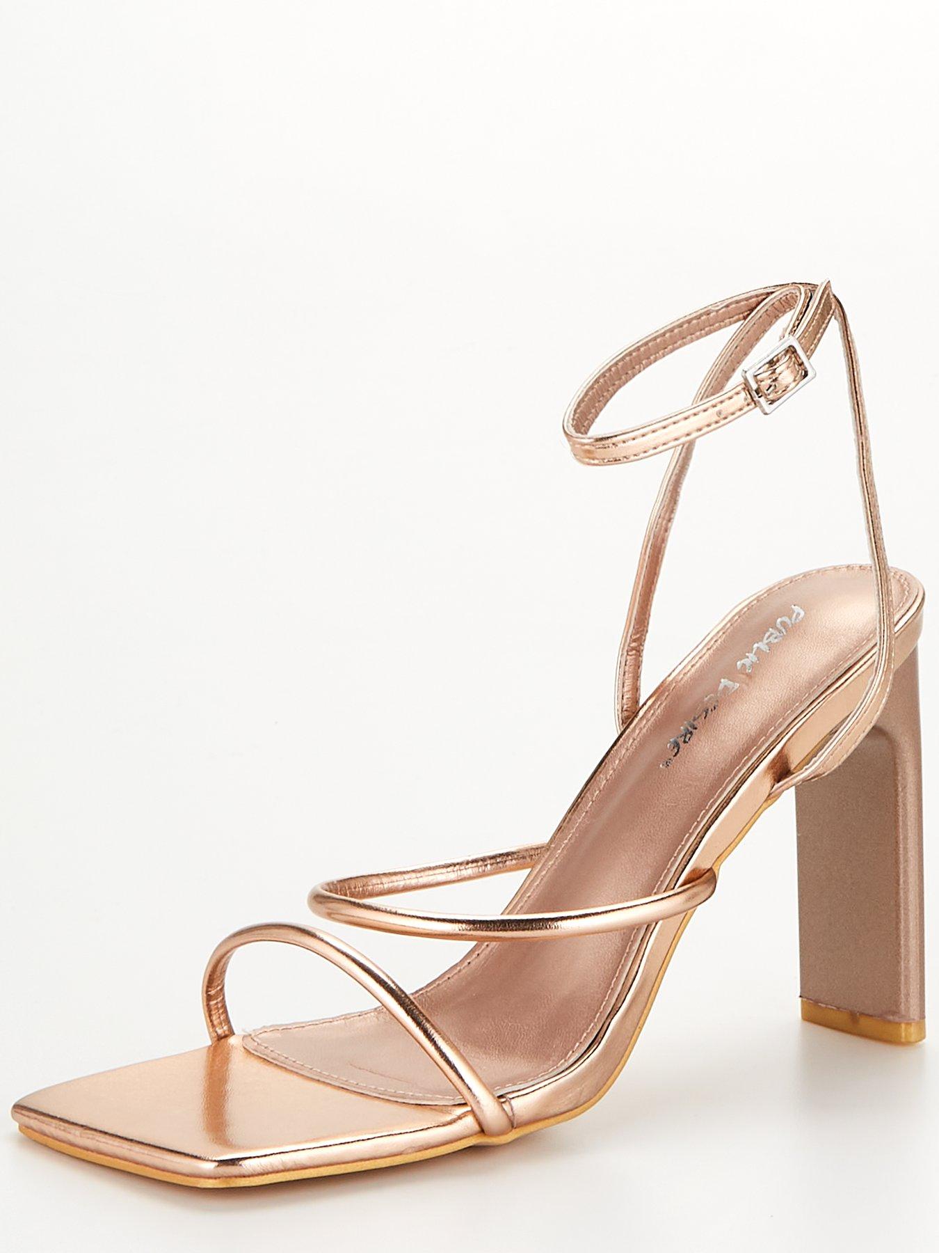 Rose gold clearance heels public desire