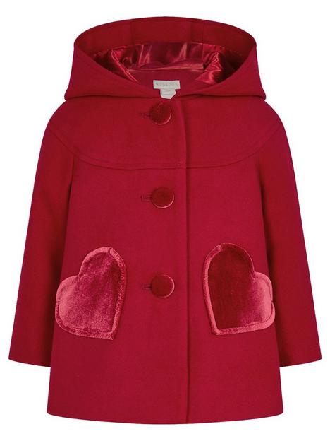 monsoon-baby-girls-heart-velvet-pocket-coat-red