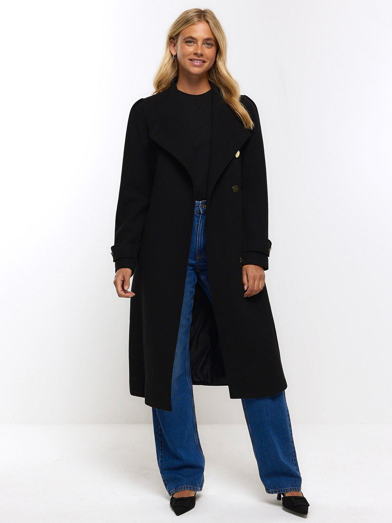 River island sale slogan coat