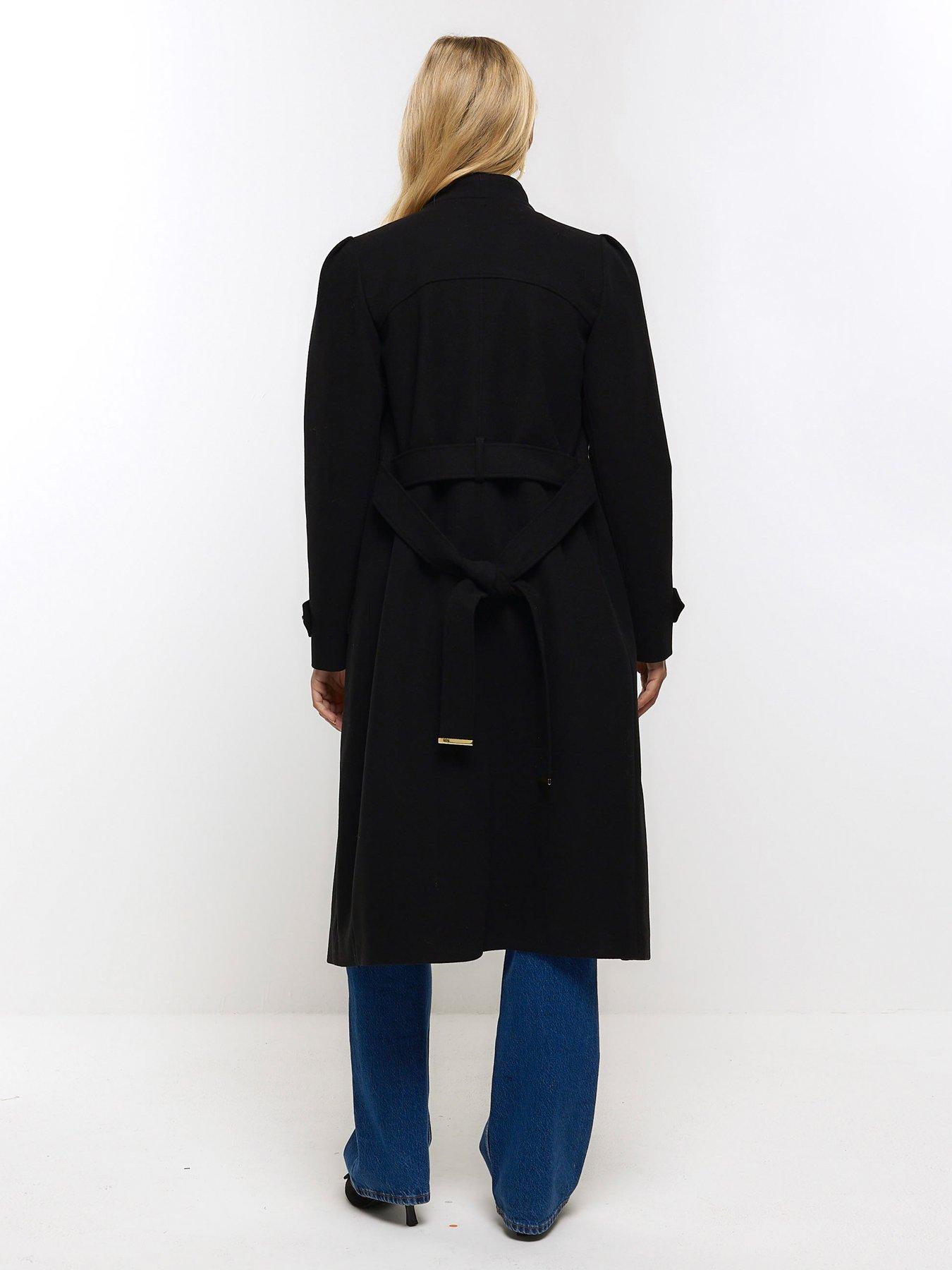 River island sale slogan coat