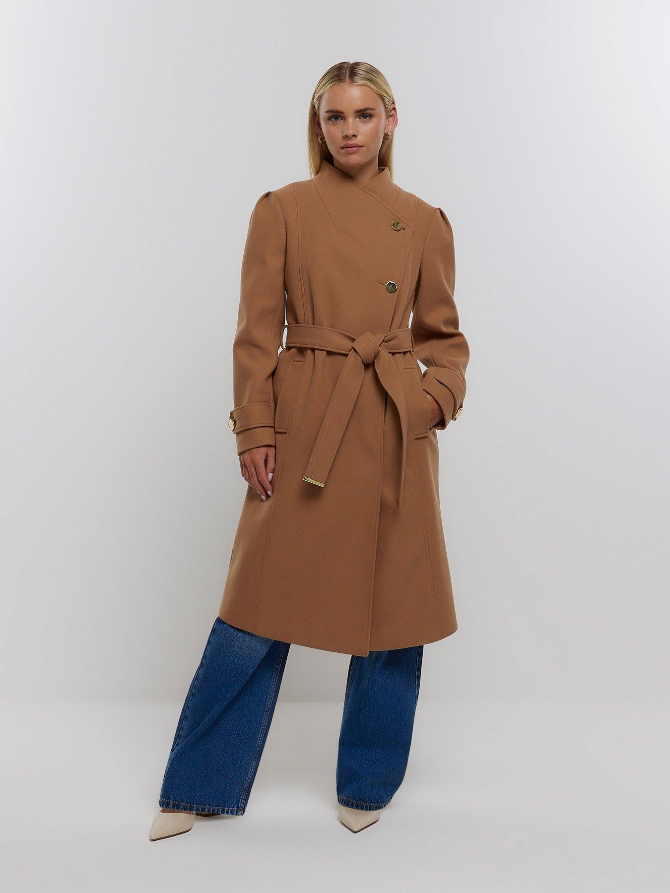 Petite wrap outlet coat uk