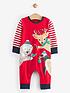  image of fatface-baby-christmas-romper-2-red