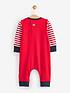  image of fatface-baby-christmas-romper-2-red