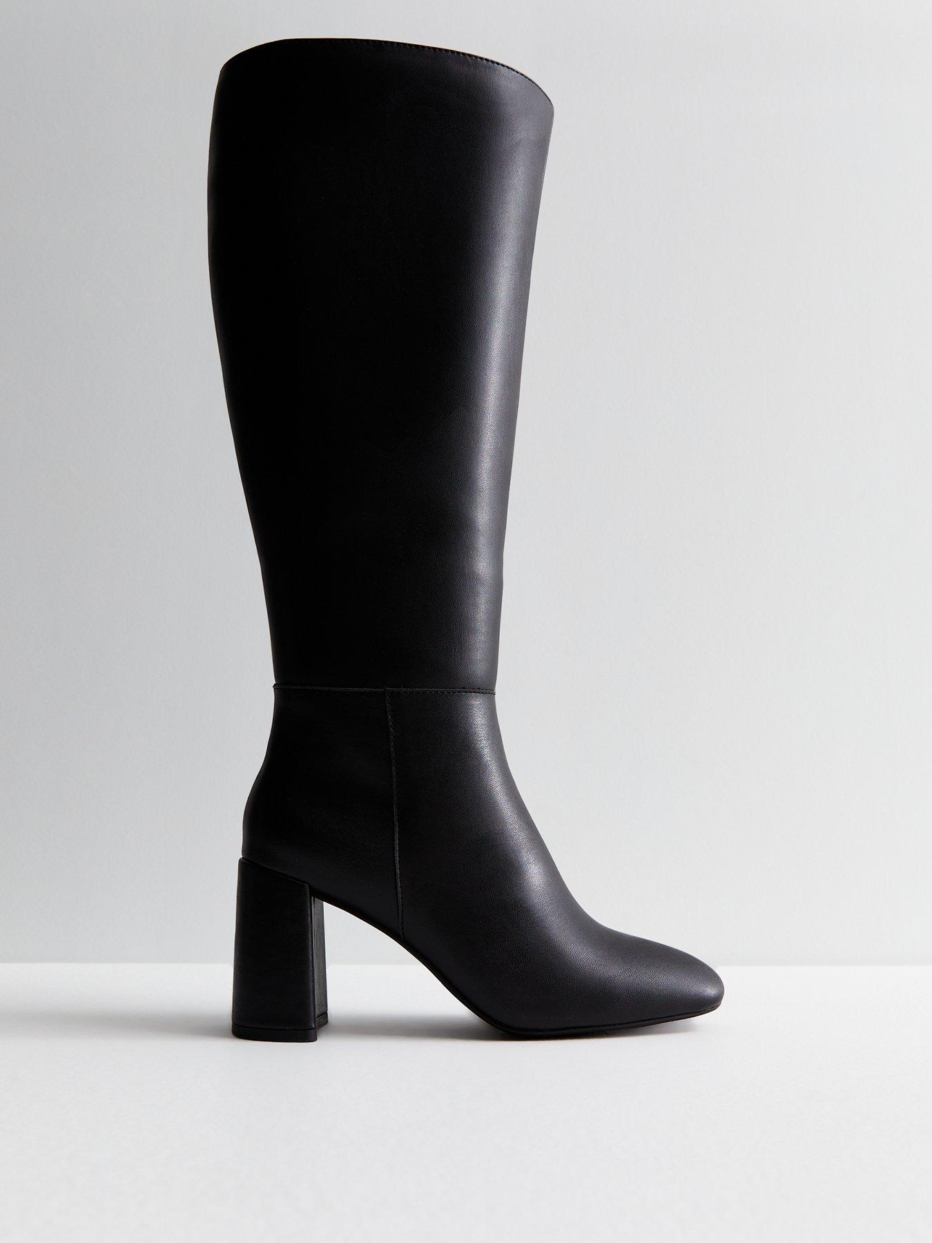 Leather calf best sale boots sale