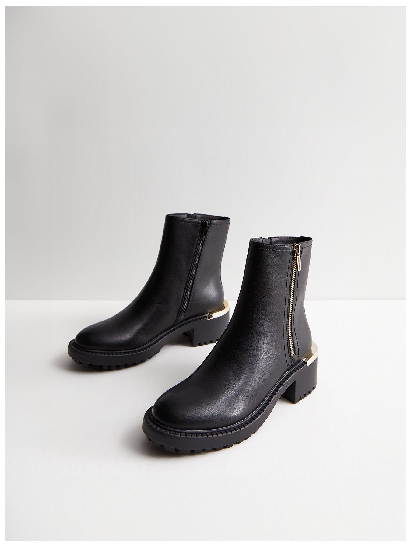 Black boots best sale new look sale