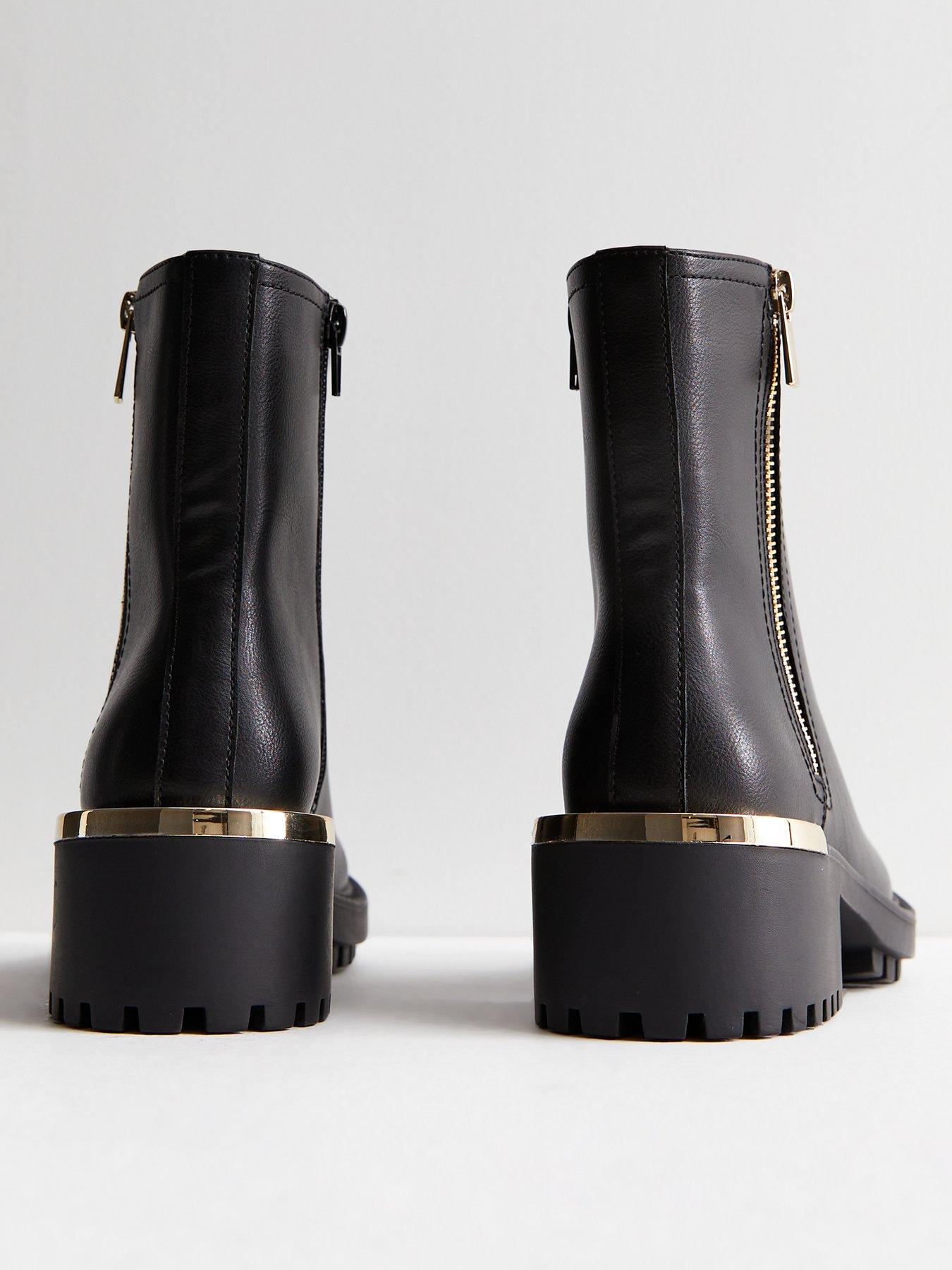 New look chunky on sale chelsea boot in black