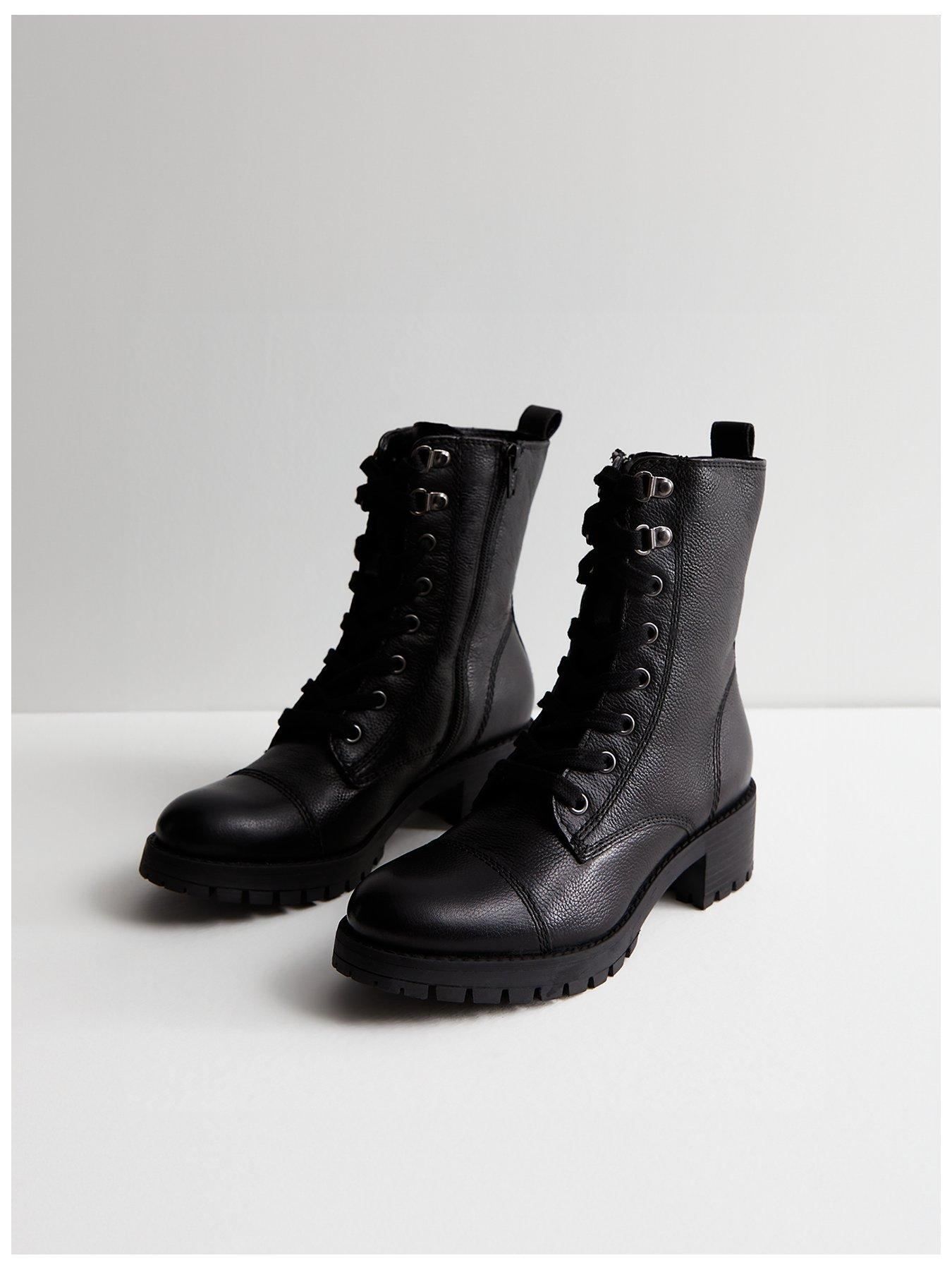 new look womens biker boots