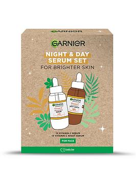 garnier vitamin c day & night serum gift set