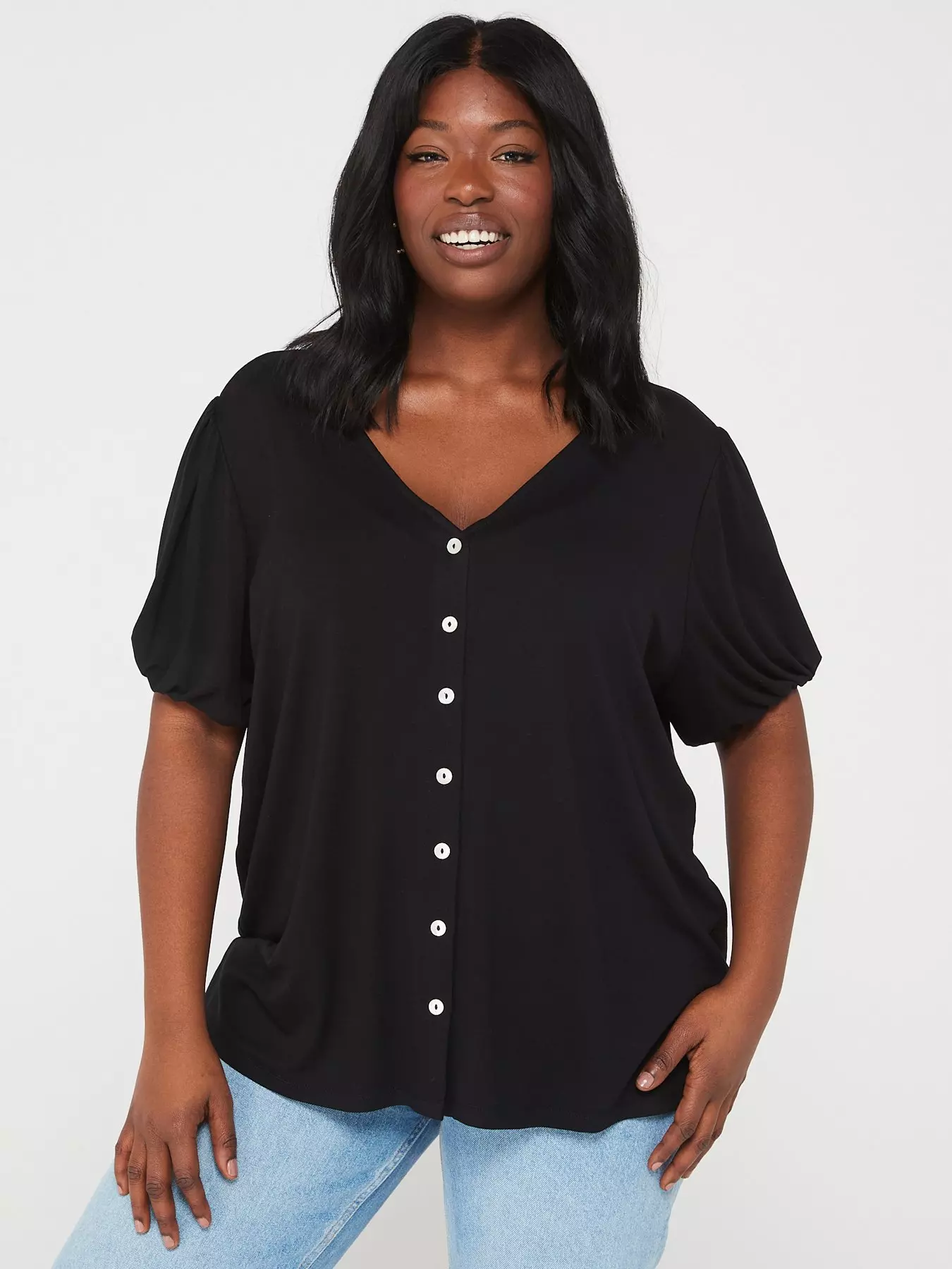 www. - Plus Size - 16 Color Plus size Ladies Chiffon Blouses  Batwing sleeve tops shirts