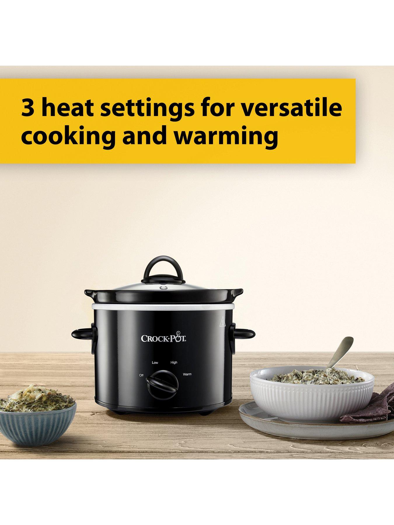 Image 3 of 7 of Crock-Pot Crockpot 1.8L Black Manual Slow Cooker