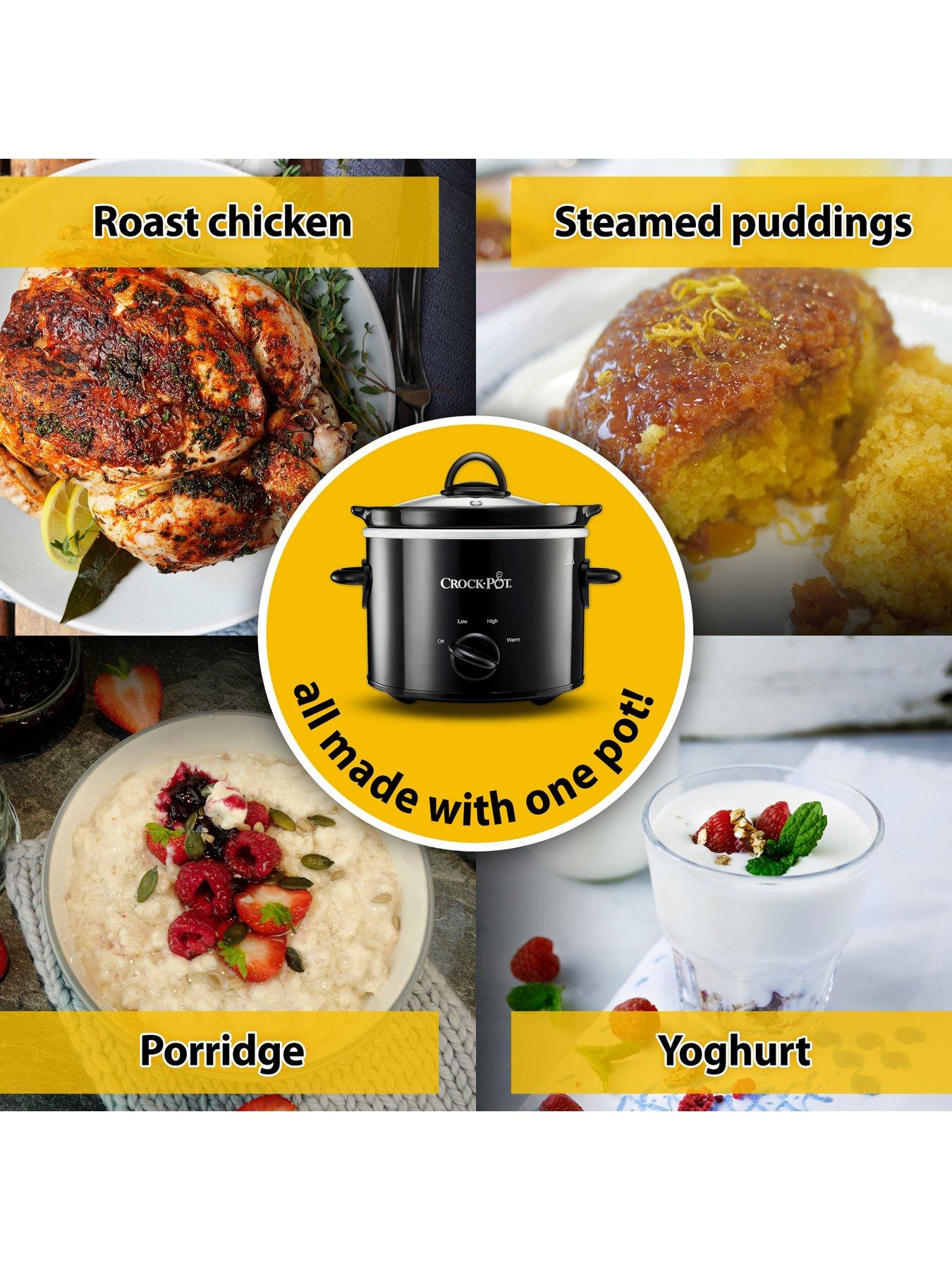 Image 4 of 7 of Crock-Pot Crockpot 1.8L Black Manual Slow Cooker
