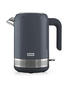 Product photograph of Breville High Gloss Kettle Grey from very.co.uk