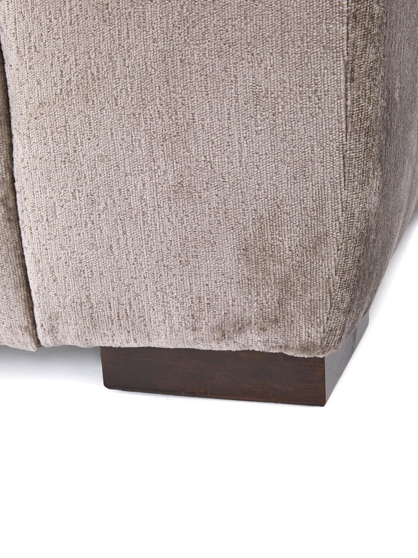 Image 5 of 7 of Very Home Salerno Standard Seater Fabric Right Hand Corner Chaise Sofa - Taupe&nbsp;- FSC&reg; Certified