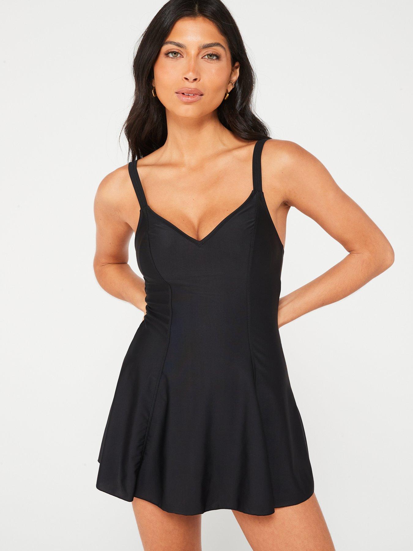 Image 5 of 6 of V by Very Swim Dress - Black