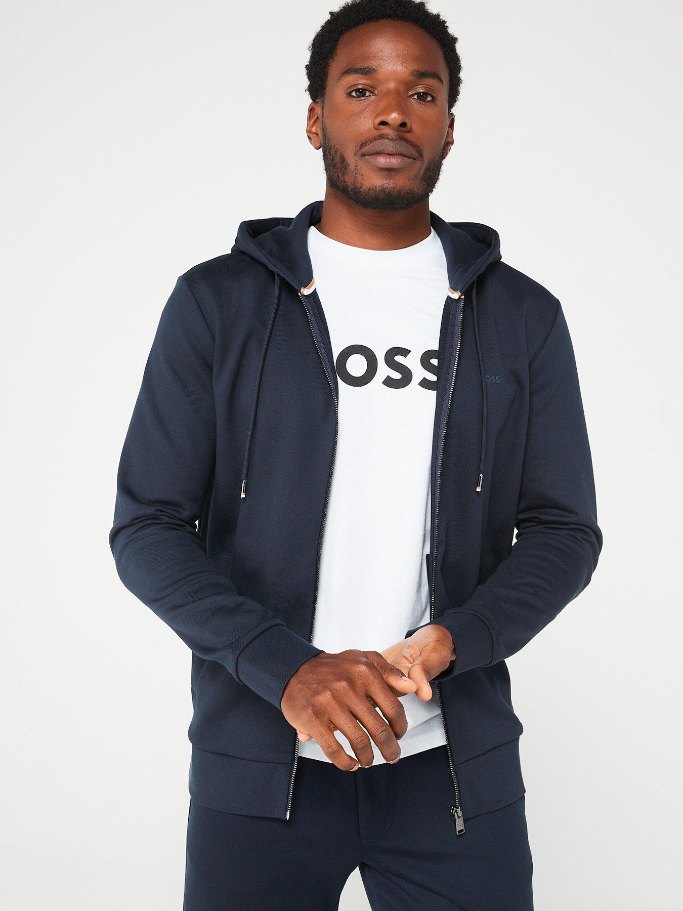 BOSS Seeger 92 Hoodie Dark Blue