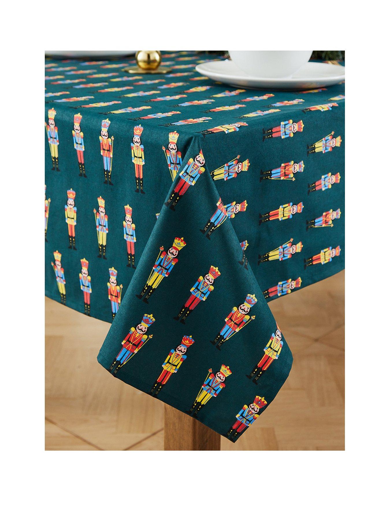 Catherine Lansfield Christmas Nutcracker Table Cloth - Small