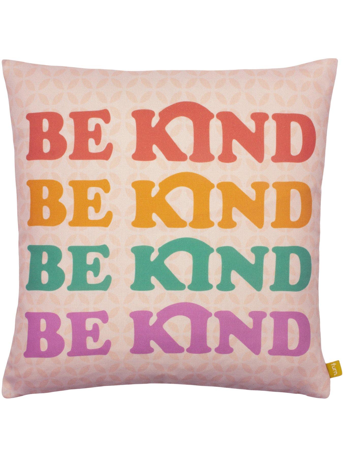 Product photograph of Furn Be Kind Cushion from very.co.uk