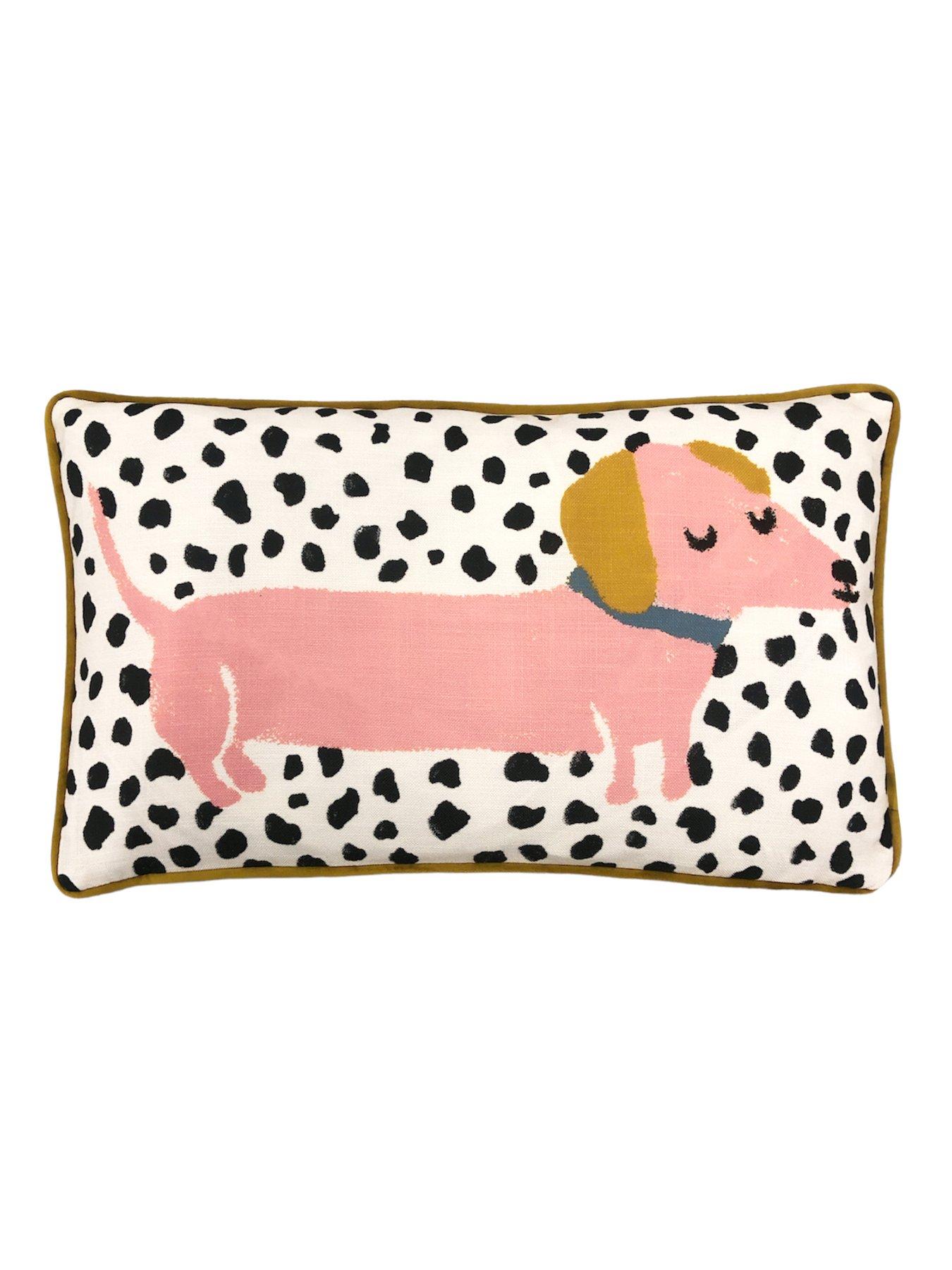 Product photograph of Furn Sausage Dog Cushion from very.co.uk