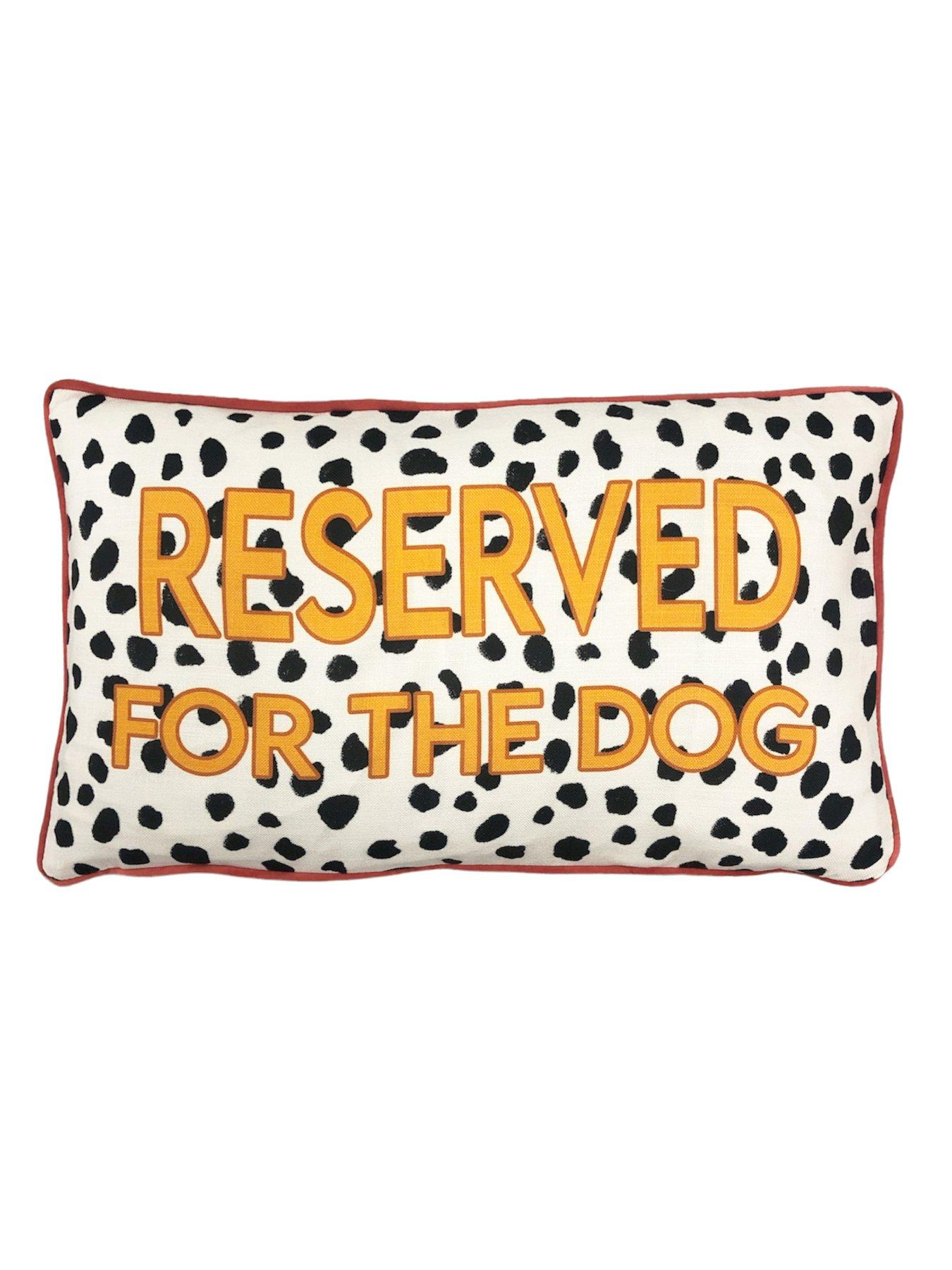 Product photograph of Furn Reserved For The Dog Cushion from very.co.uk