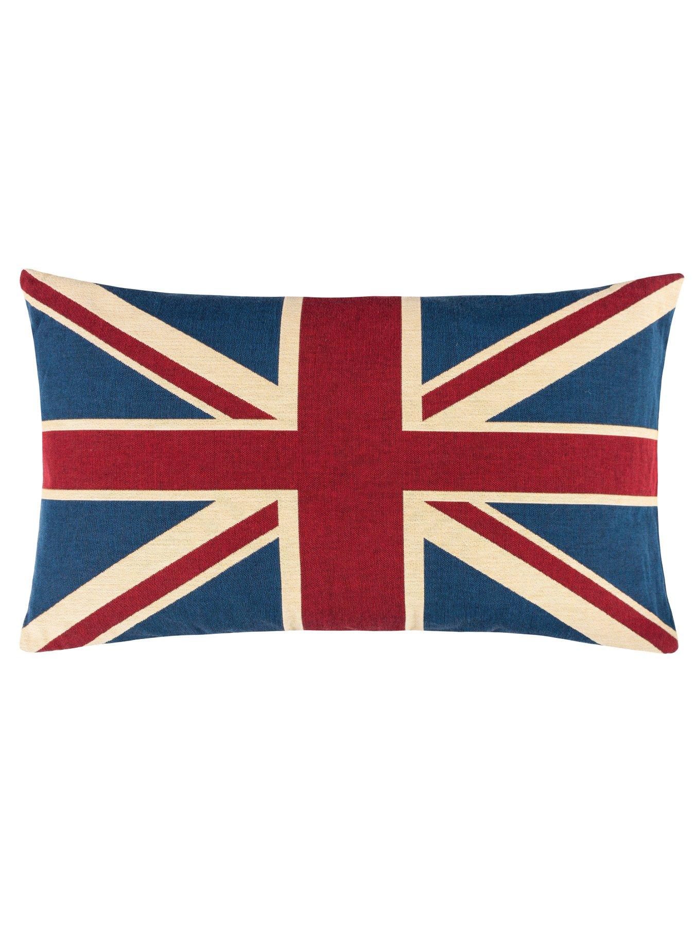 Product photograph of Furn Union Jack Cushion from very.co.uk