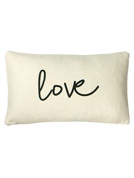 Product photograph of Furn Love Cushion from very.co.uk