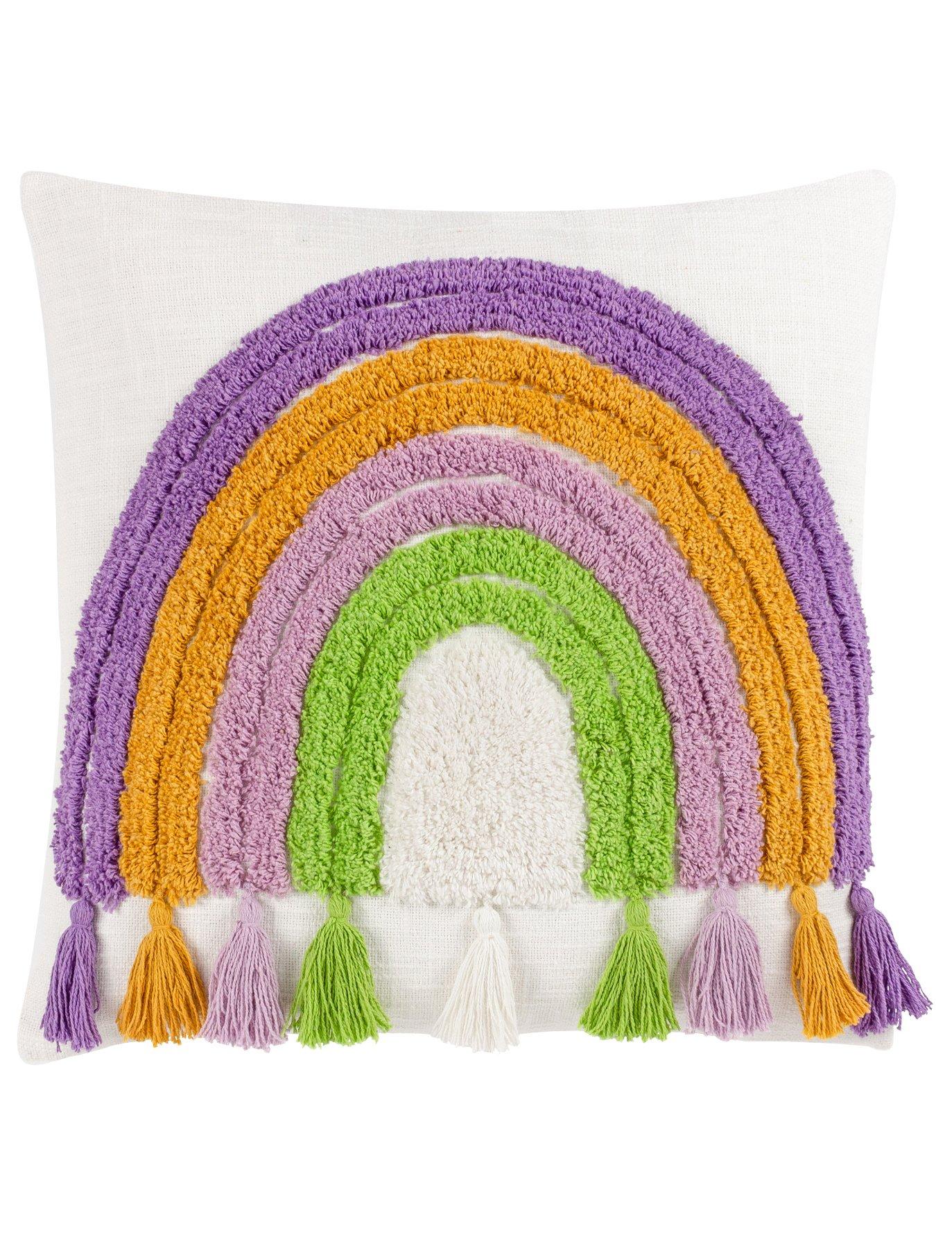 Furn Rainbow Tassels Cushion | Very.co.uk