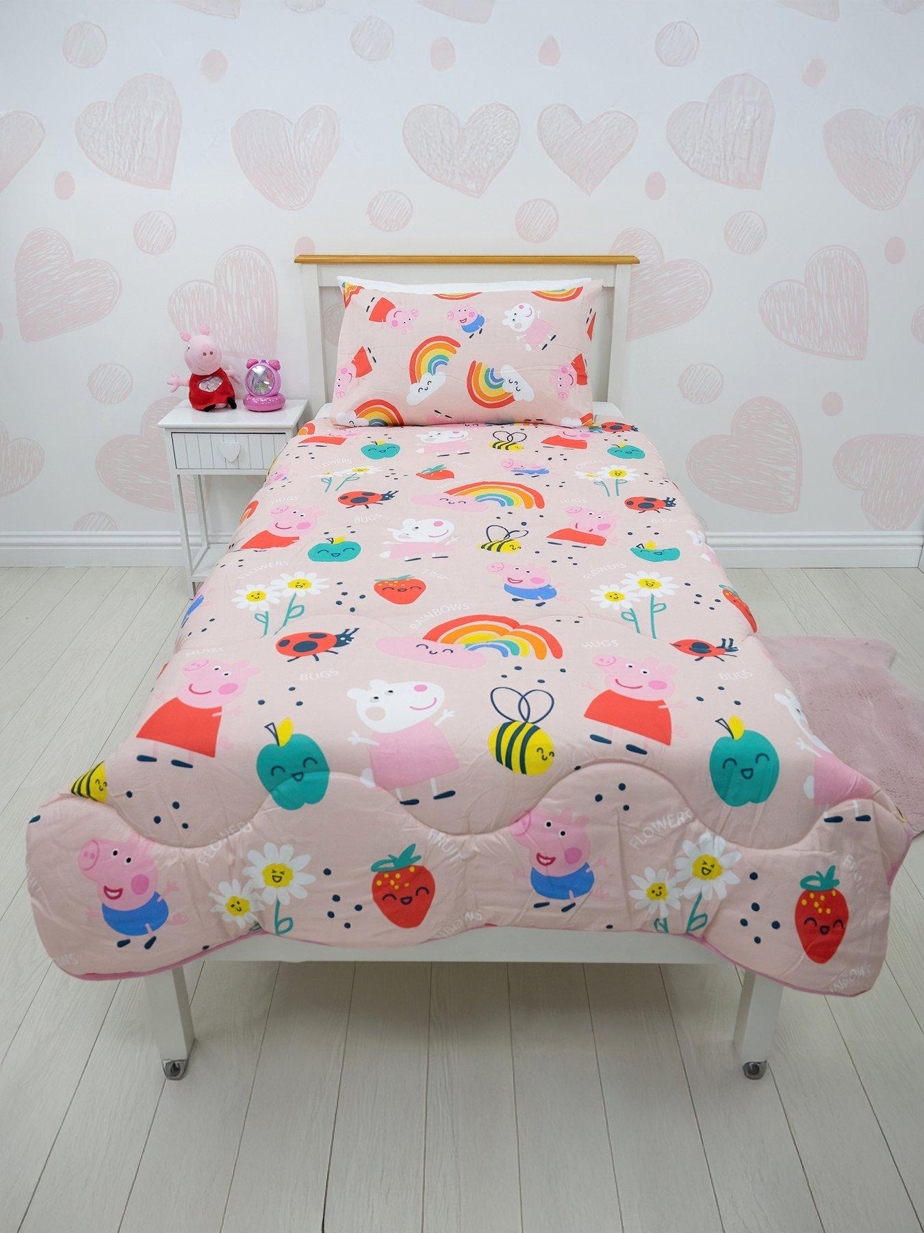 Product photograph of Peppa Pig Lovely Sng Coverless Duvet 4 5 - Multi from very.co.uk