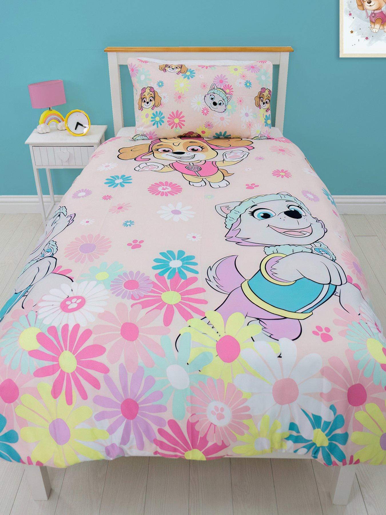 Image 1 of 6 of Paw Patrol Flowers Single Rotary Duvet - Multi
