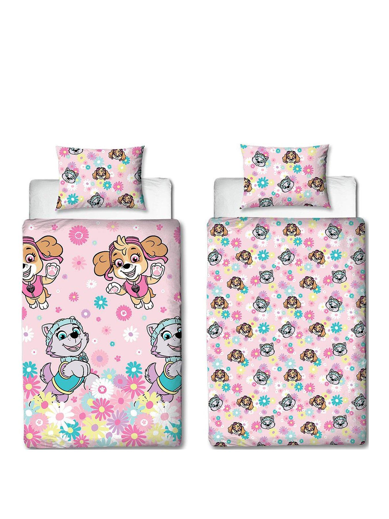 Image 2 of 6 of Paw Patrol Flowers Single Rotary Duvet - Multi