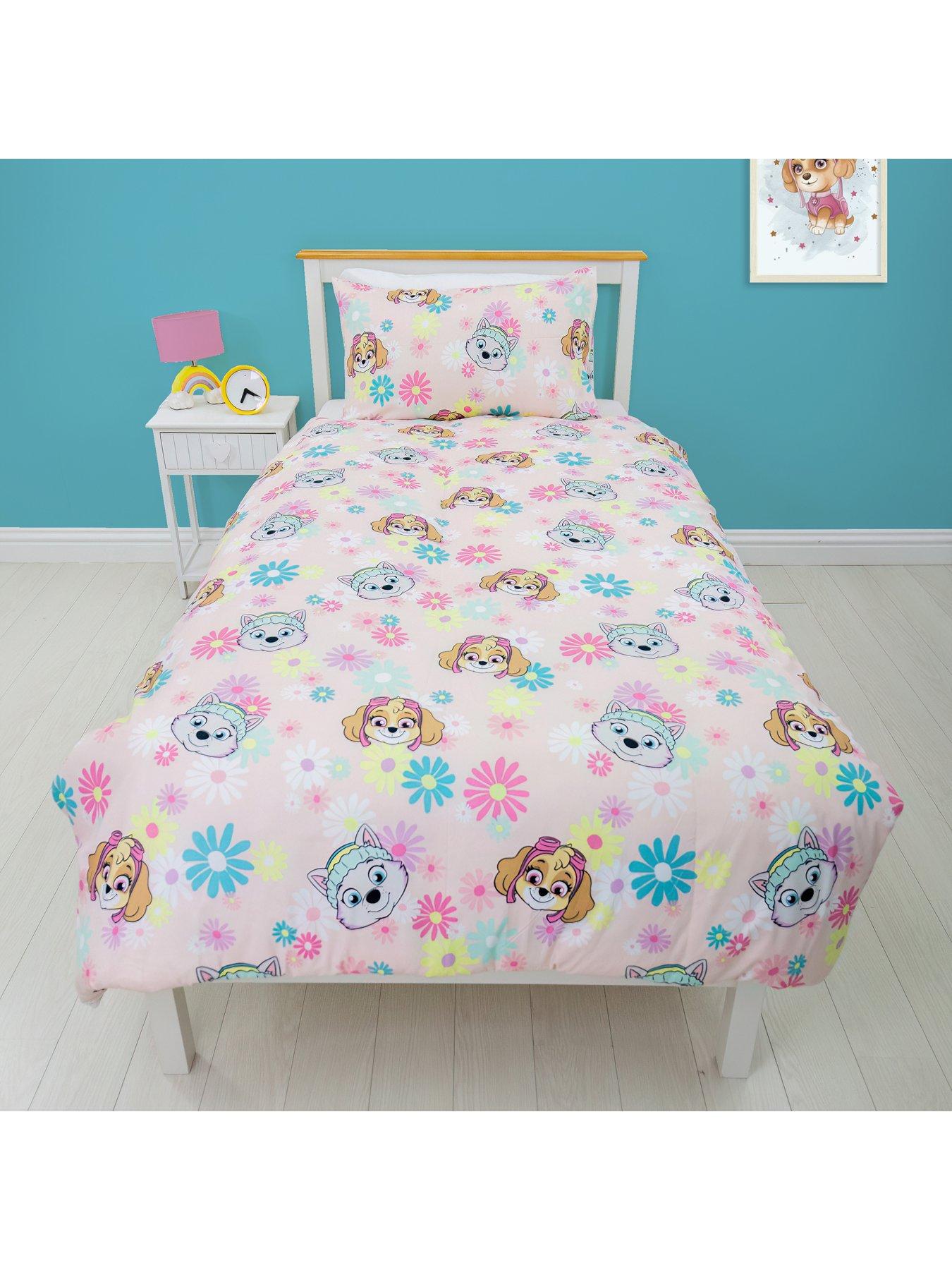 Image 3 of 6 of Paw Patrol Flowers Single Rotary Duvet - Multi