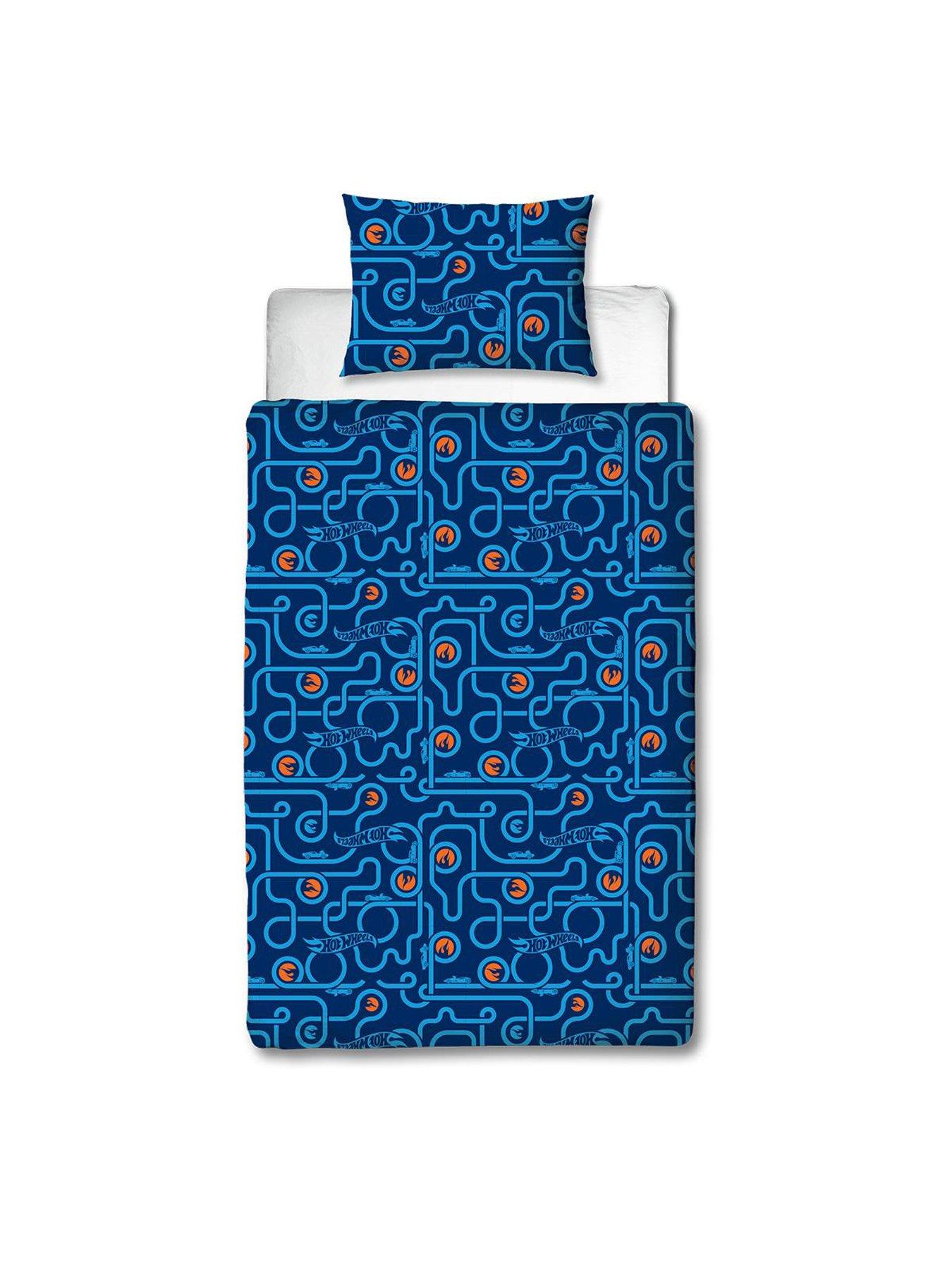 Image 7 of 7 of Hot Wheels Single Panel Duvet Cover Set - Multi
