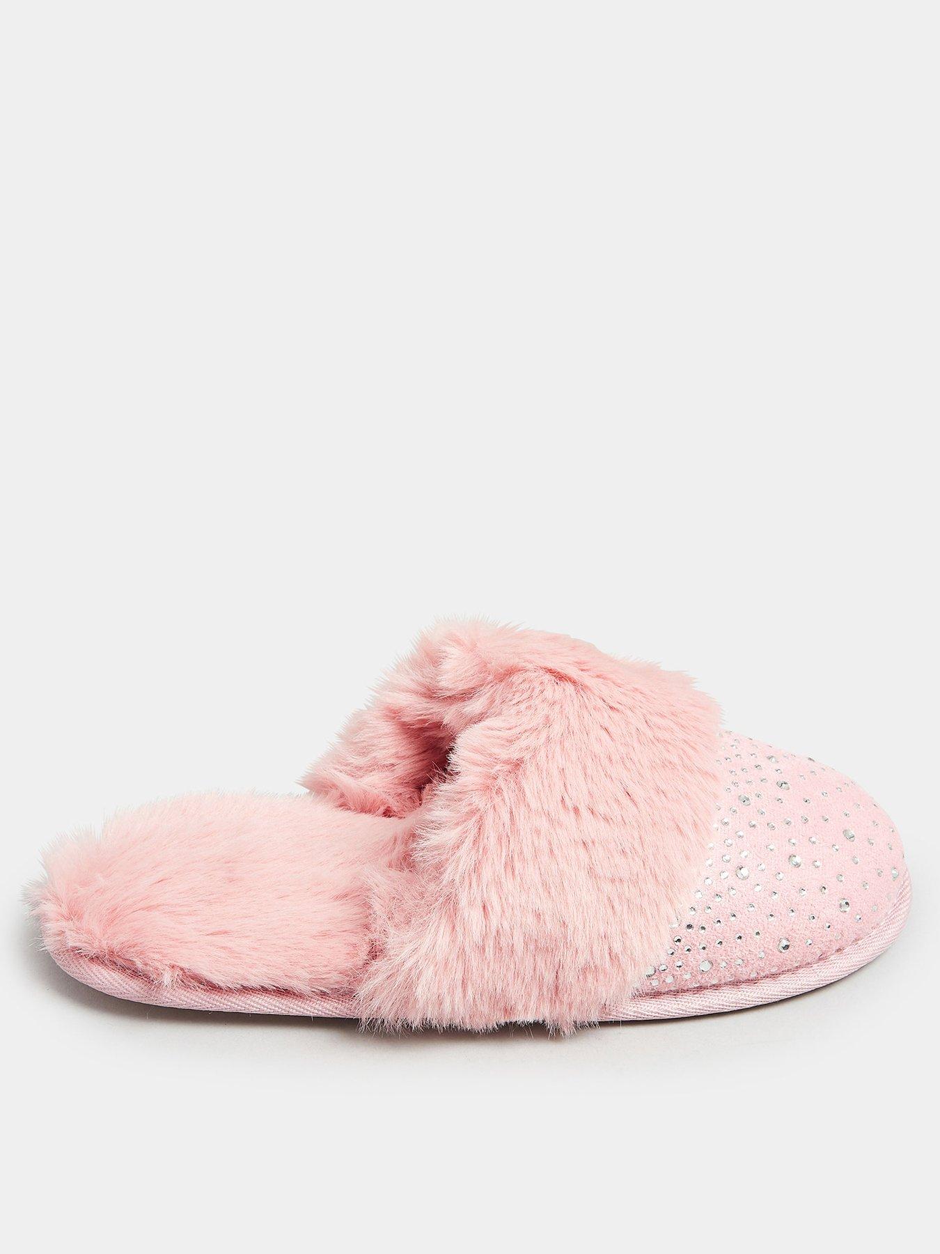 Wide fit mule sales slippers