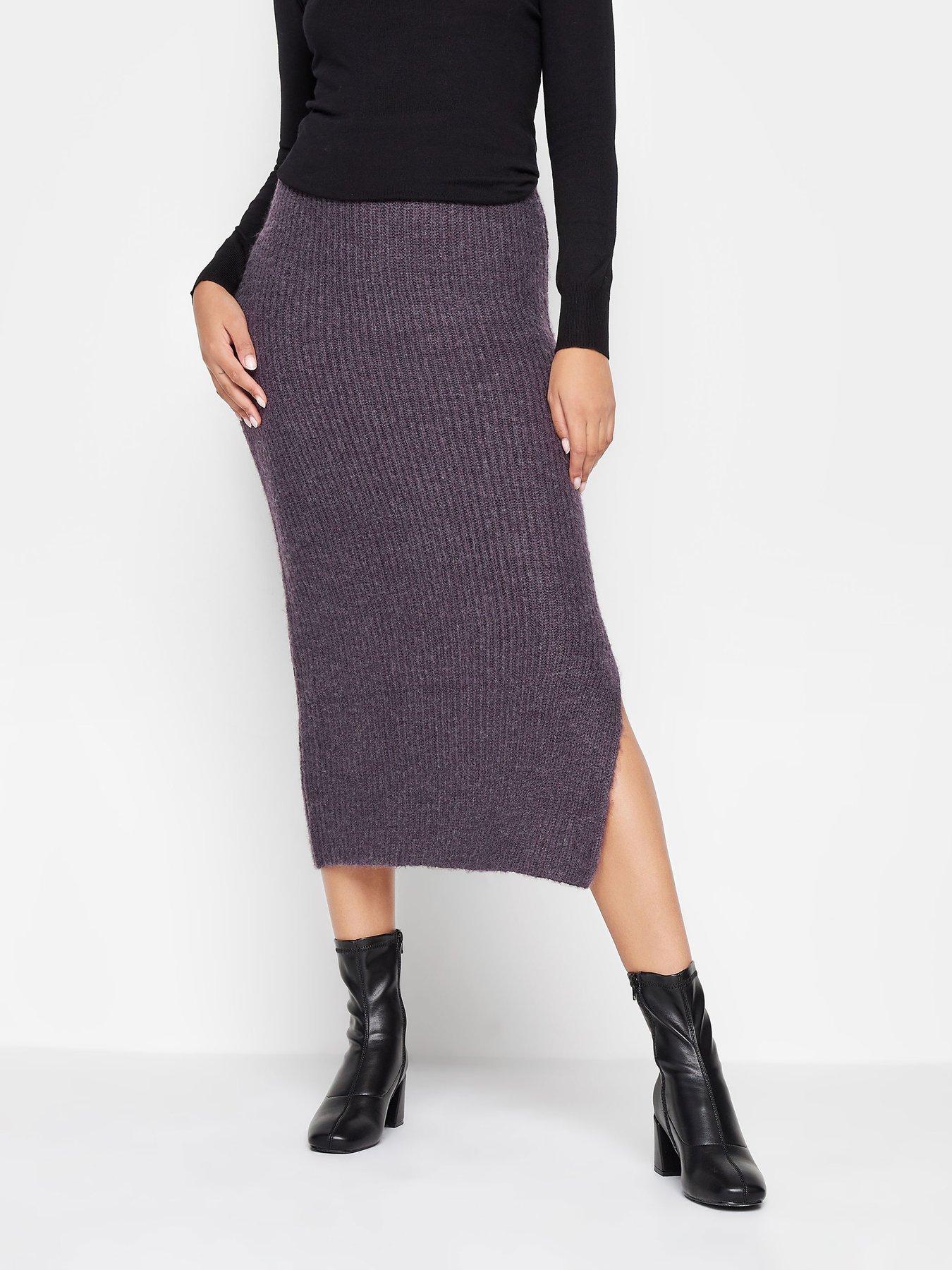 Dark Purple Co ord Skirt