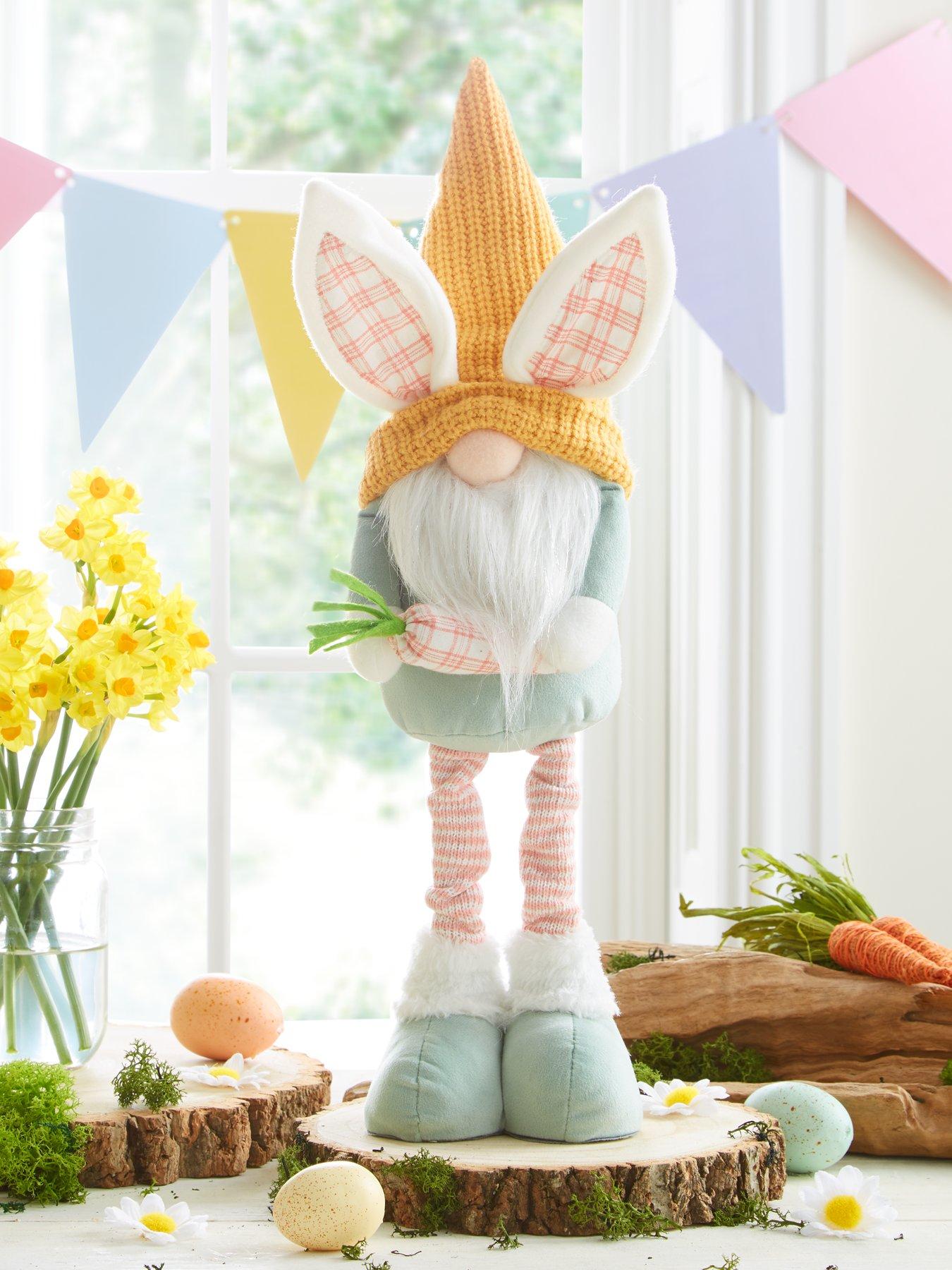 Very Home 48cm Spring/ Easter Gonk with Rabbit Ears and Carrot | very.co.uk