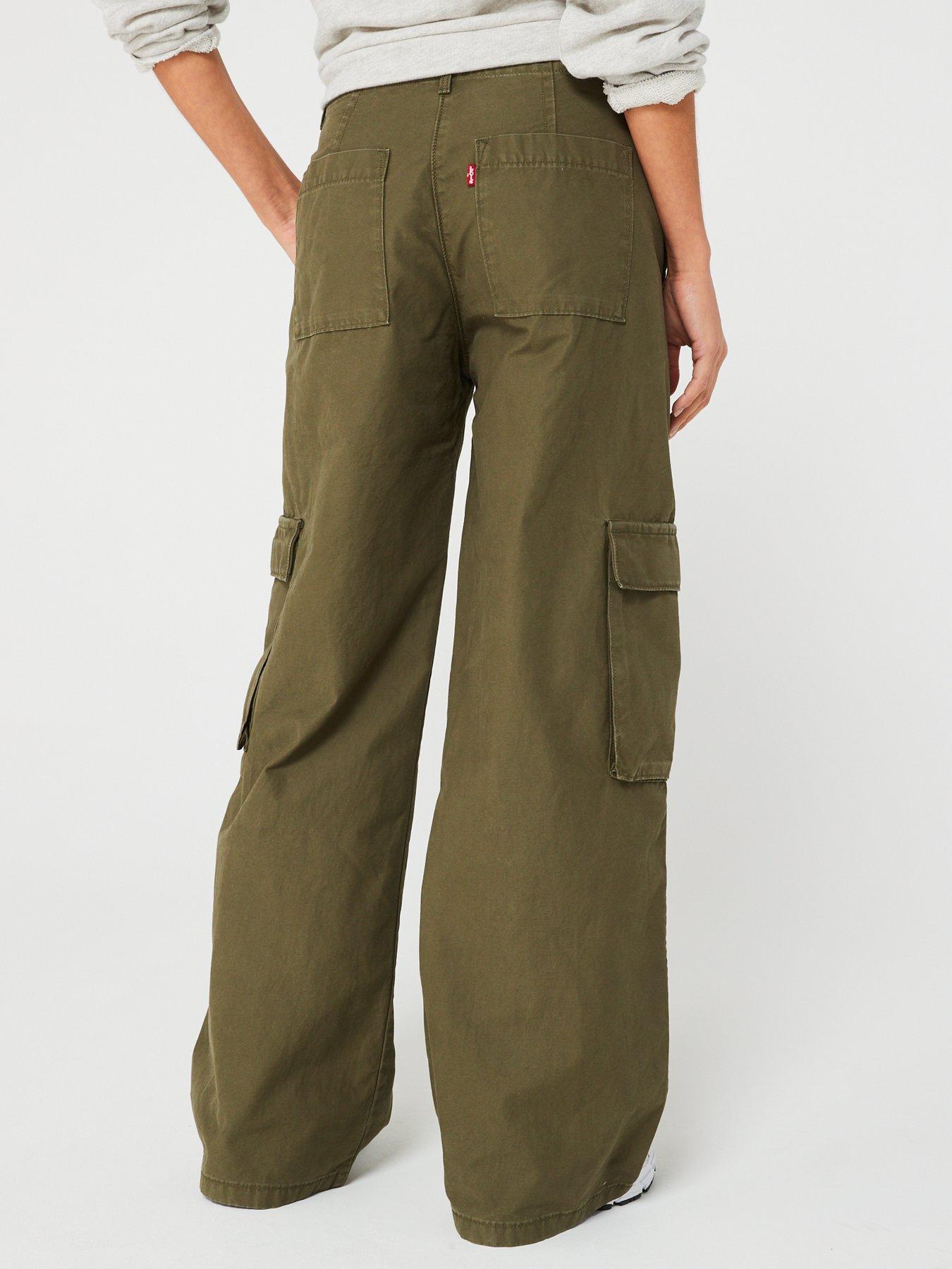 Levi's Baggy Cargo Pant - Women's 26 / 30 Olive Night