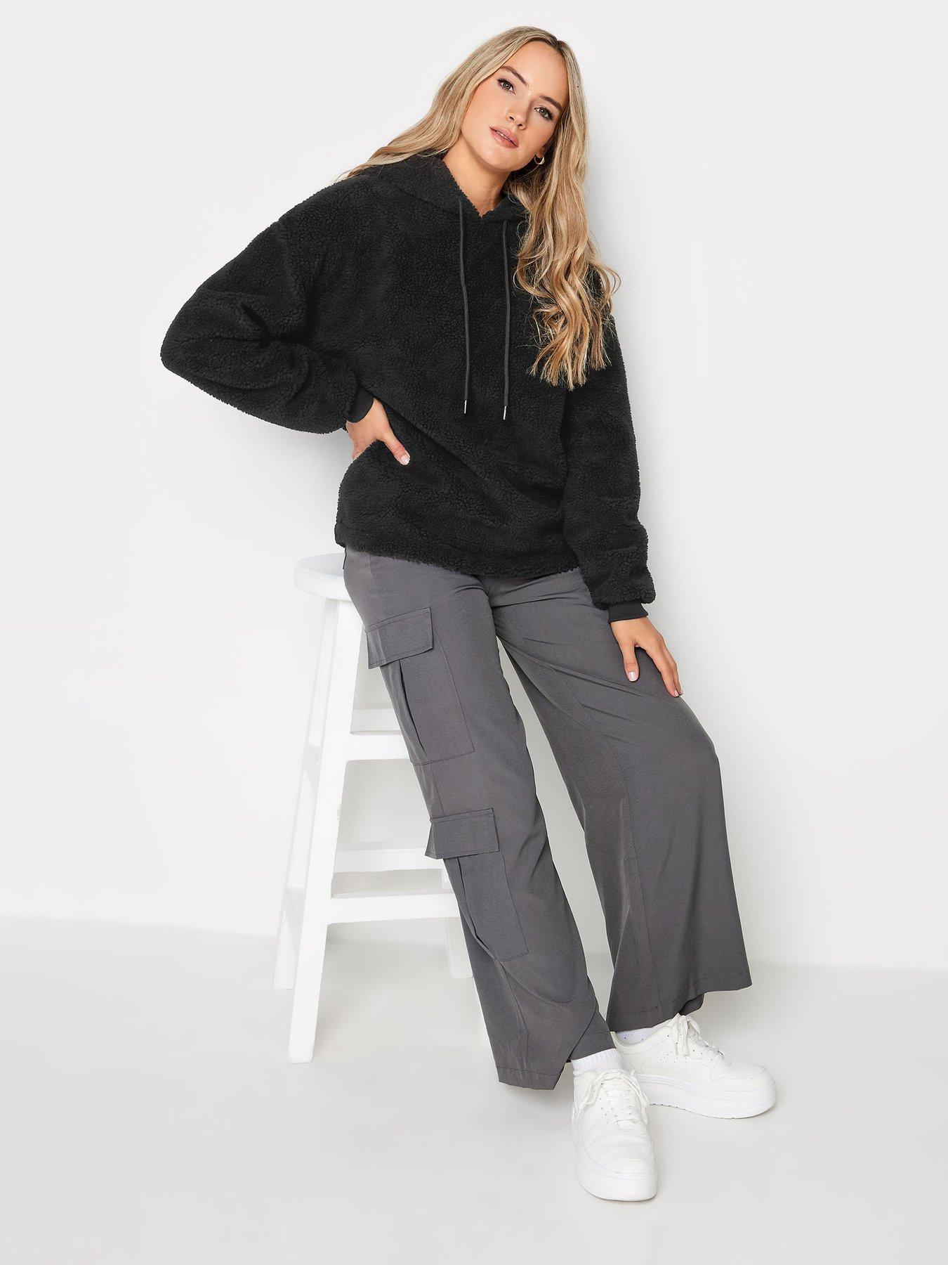Image 3 of 4 of Long Tall Sally Black Borg Hoodie