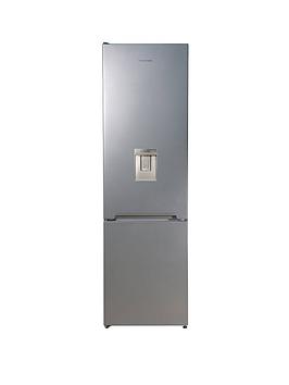 Russell Hobbs Rh180Ffff55S-Wd 54Cm Wide, 180Cm Tall, Frost-Free Fridge Freezer With Water Dispenser - Silver