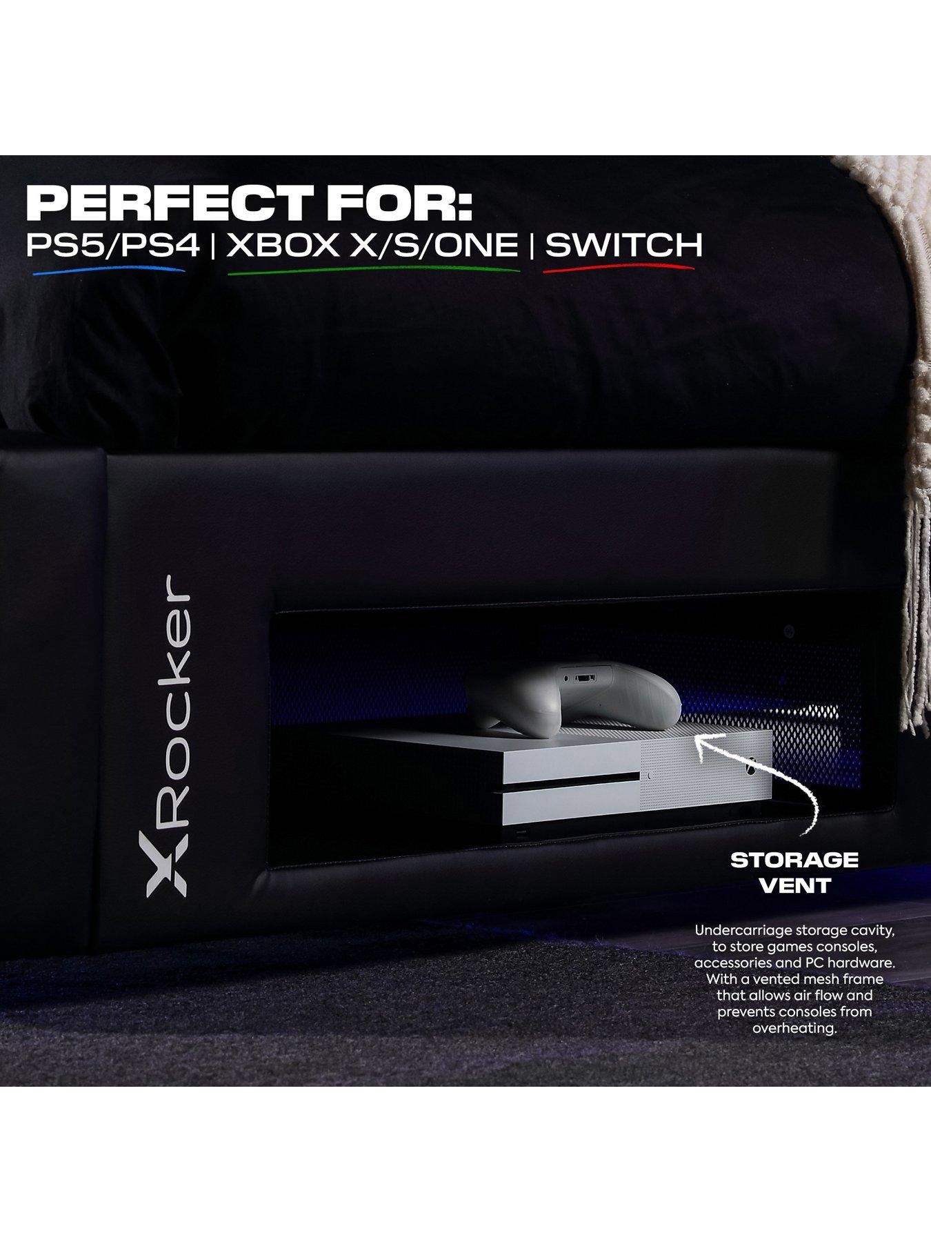 Image 7 of 7 of X Rocker Cerberus Twist Single TV Bed with Mattress Option (Buy &amp; SAVE!)