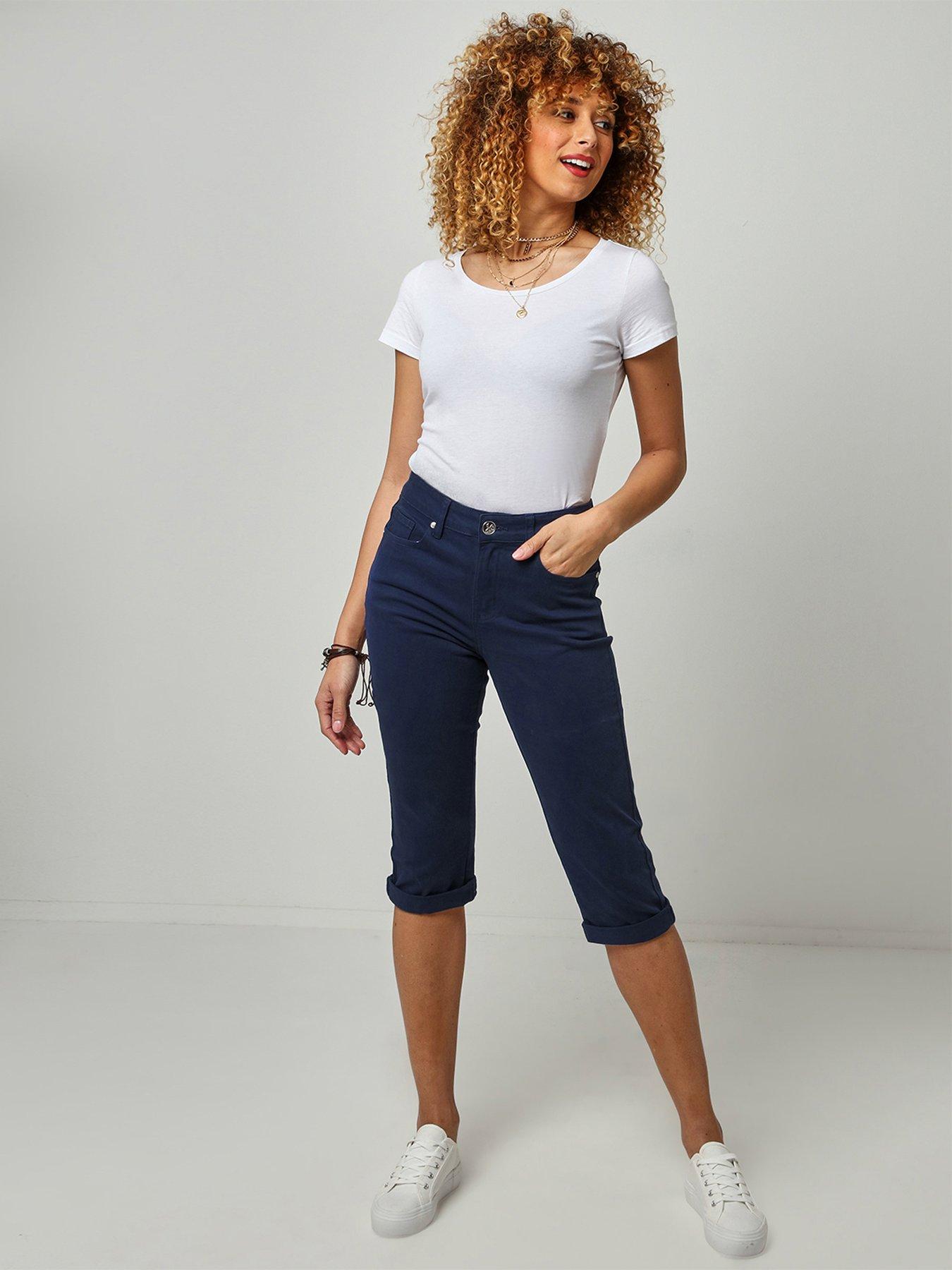 Joe Browns Capri Pants - White