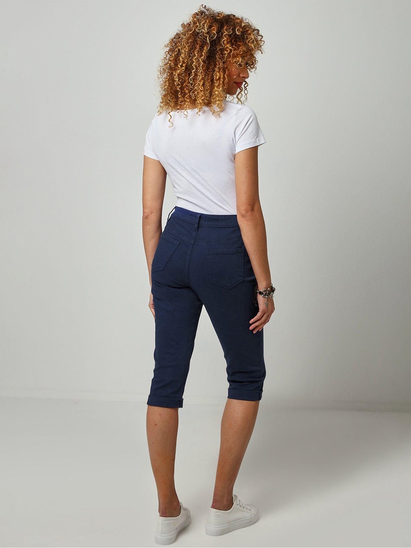 Capri Pants - Navy