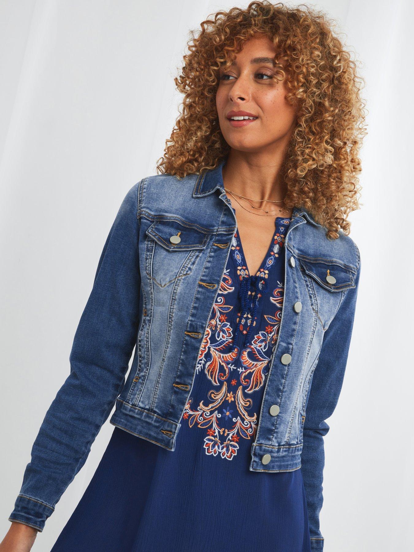 Image 1 of 4 of Joe Browns Essentials Denim Jacket - Blue