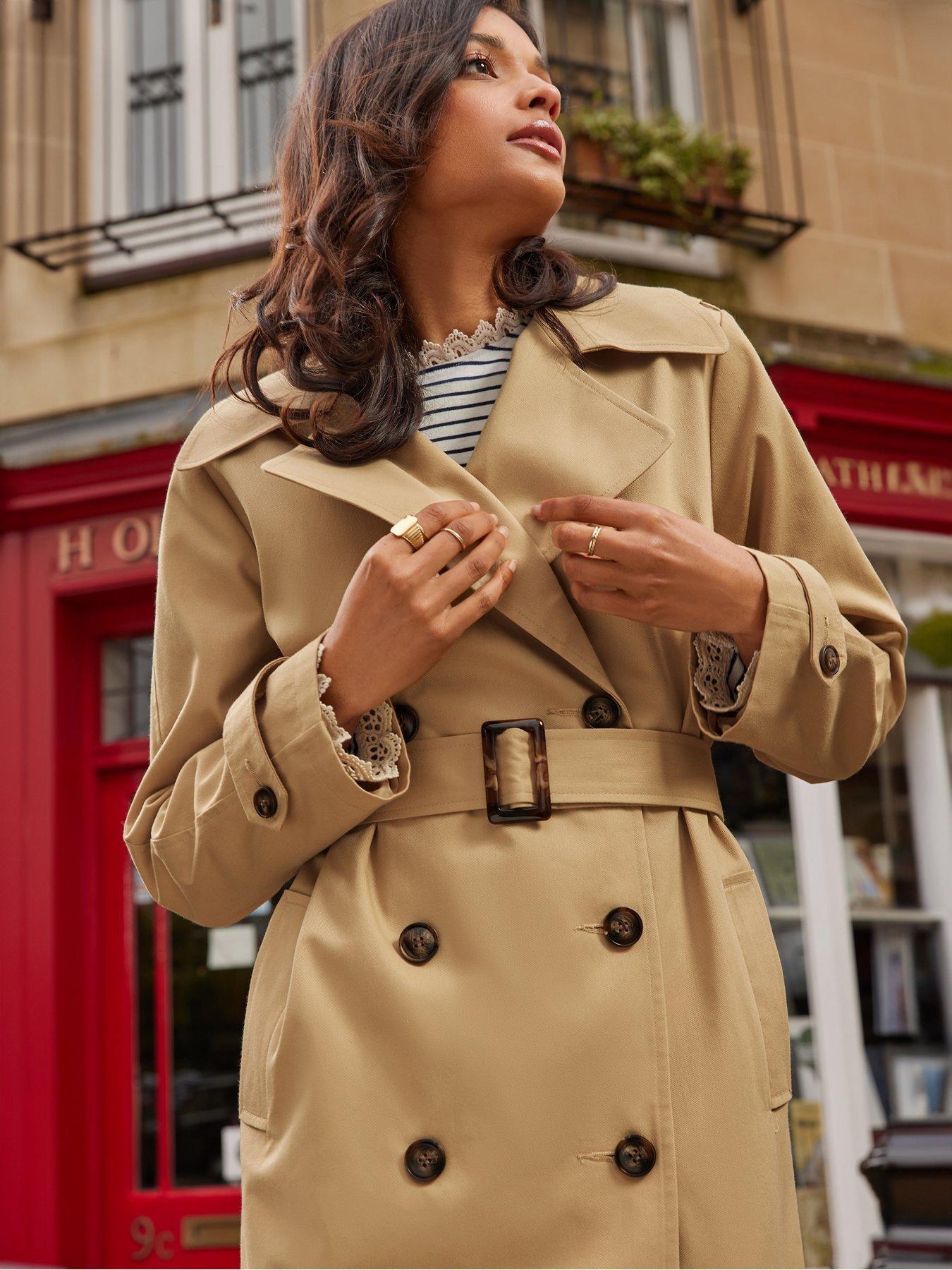 Women's Trench Coats | Ladies Long Swing Coats | Very.co.uk