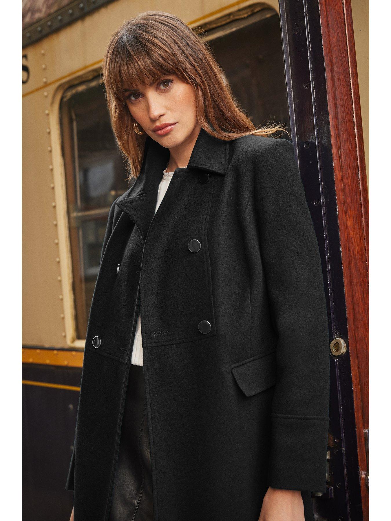 Black coat sale sale