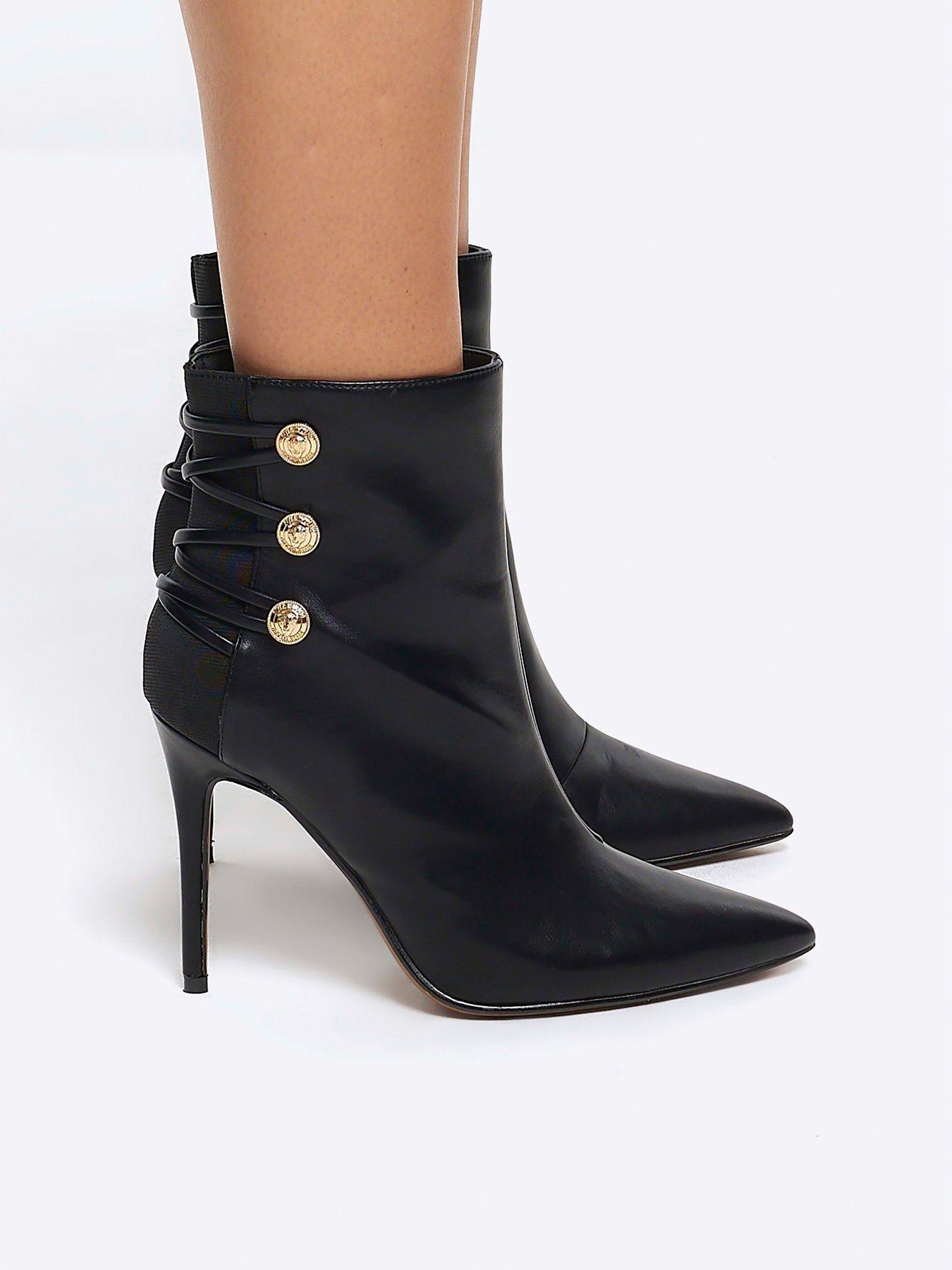 Heeled shoe outlet boots uk