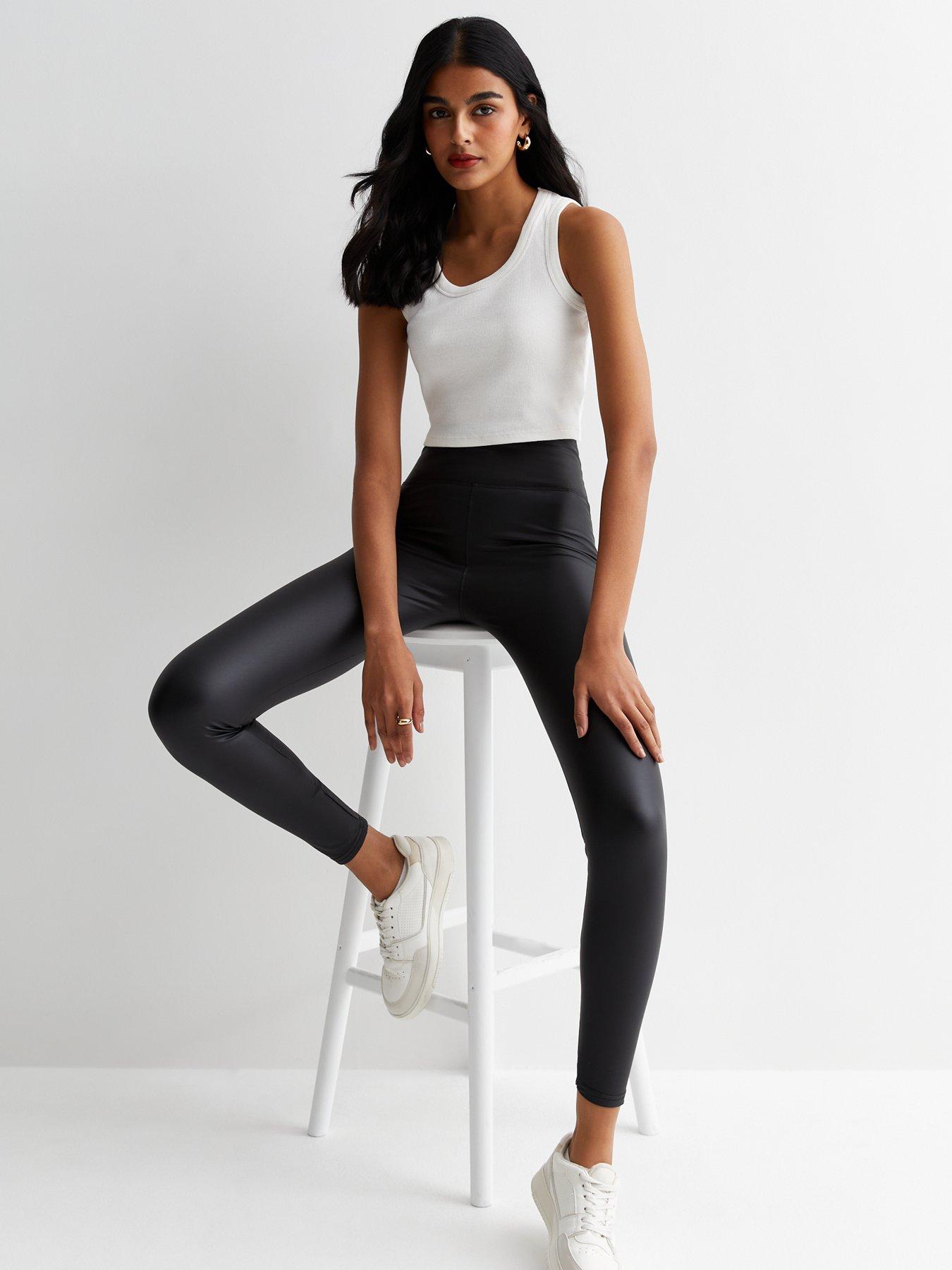 By Any Means Black Lined Faux Leather Leggings FINAL SALE in 2024