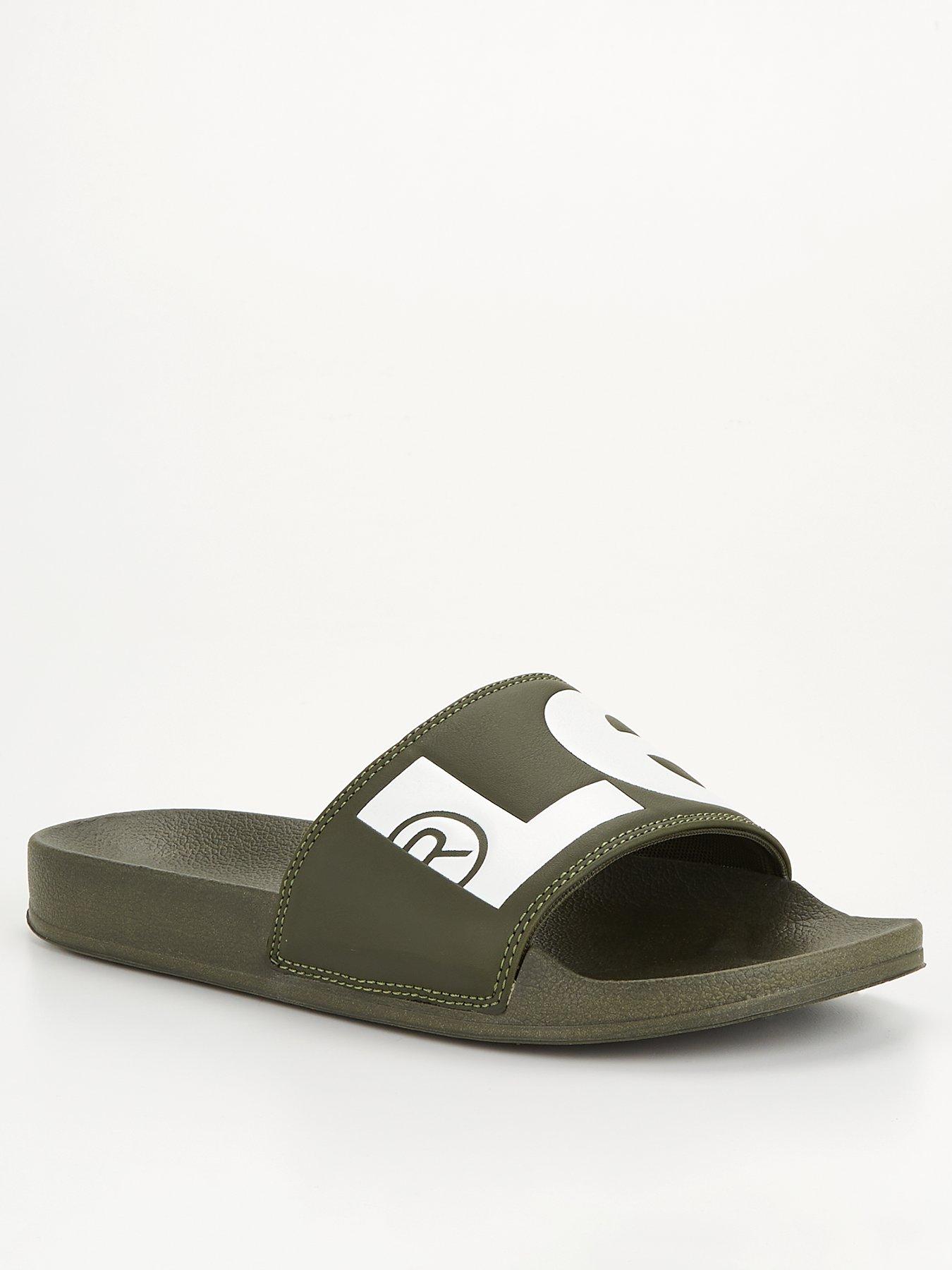 June L Sliders Khaki