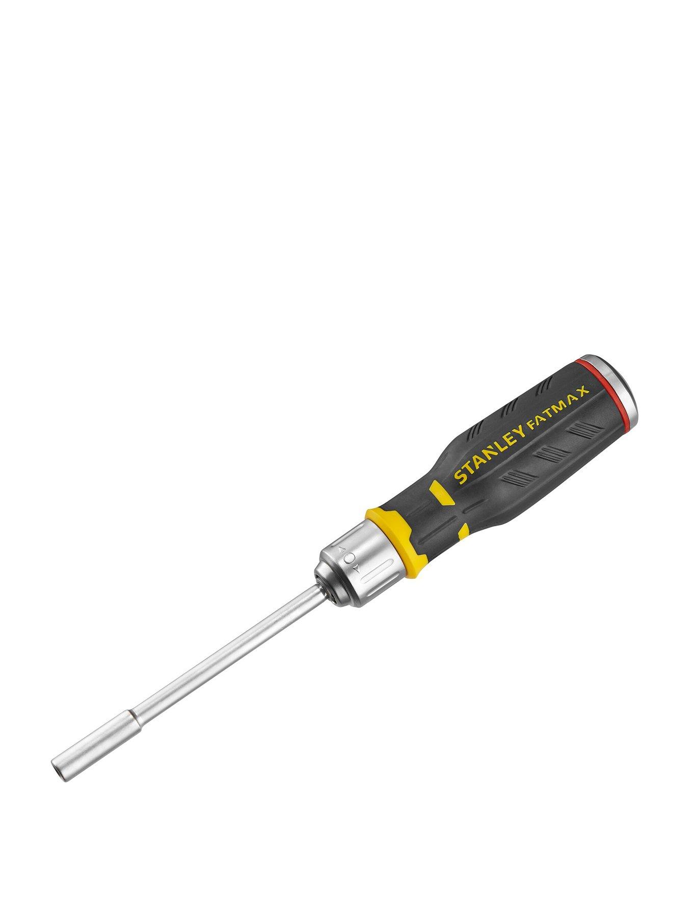 Product photograph of Stanley Fatmax Fatmax Ratchet Screwdriver With 12 Bits from very.co.uk