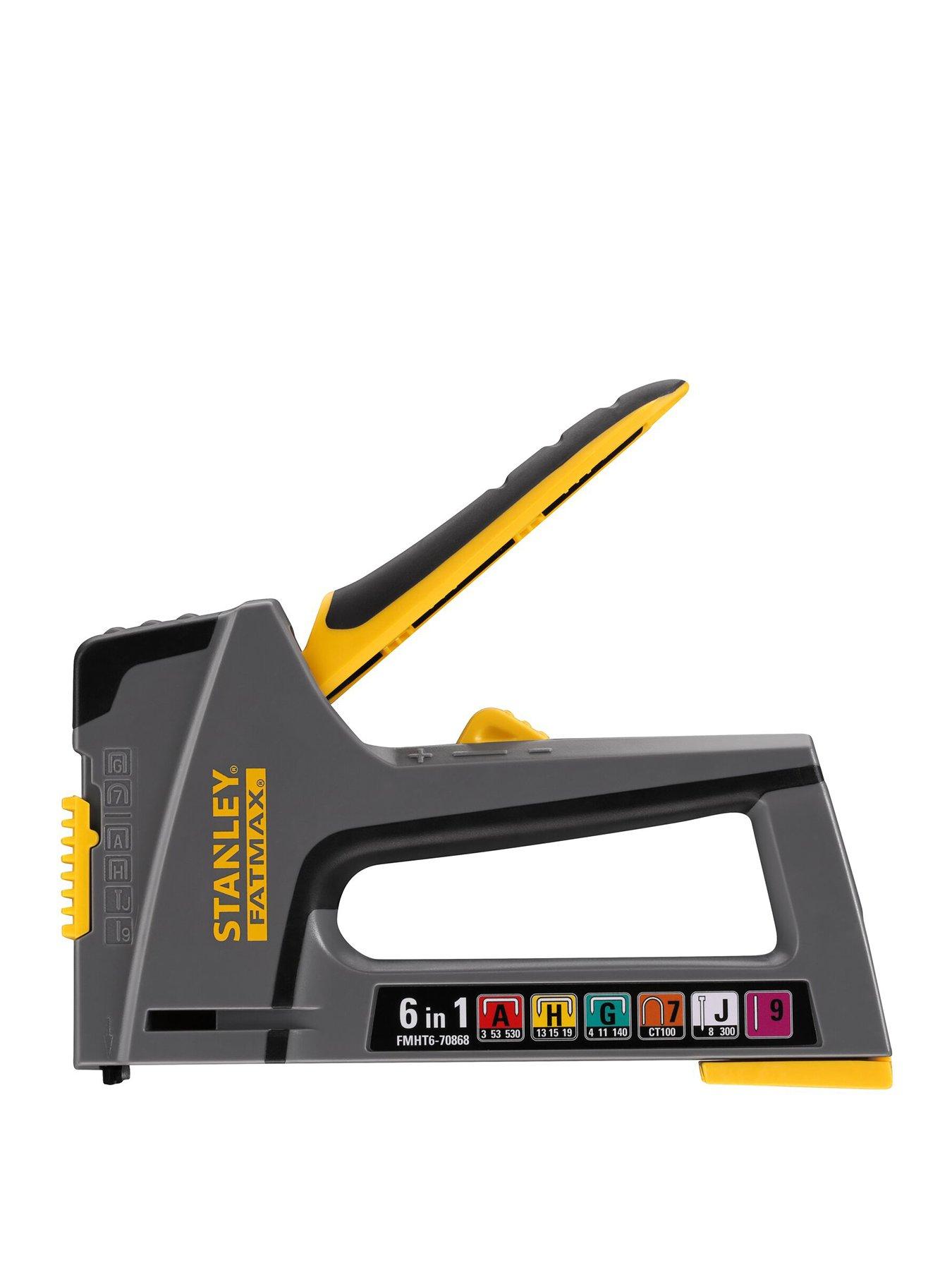 Stanley FATMAX TR75 6in1 MultiPurpose Plastic Staple and Brad Nail Gun very.co.uk
