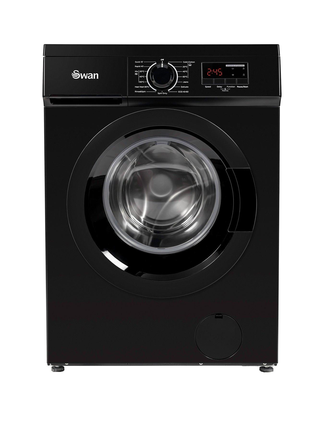 undefined SW75110B 7kg 1200 Spin Freestanding Washing Machine - Black