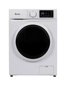 Product photograph of Swan 9kg Load 1400 Spin Freestanding Washing Machine - White from very.co.uk